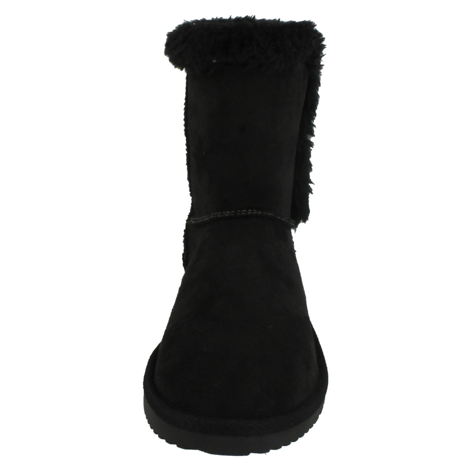 Spot On Filles Cheville Bordure en Fourrure Bottes