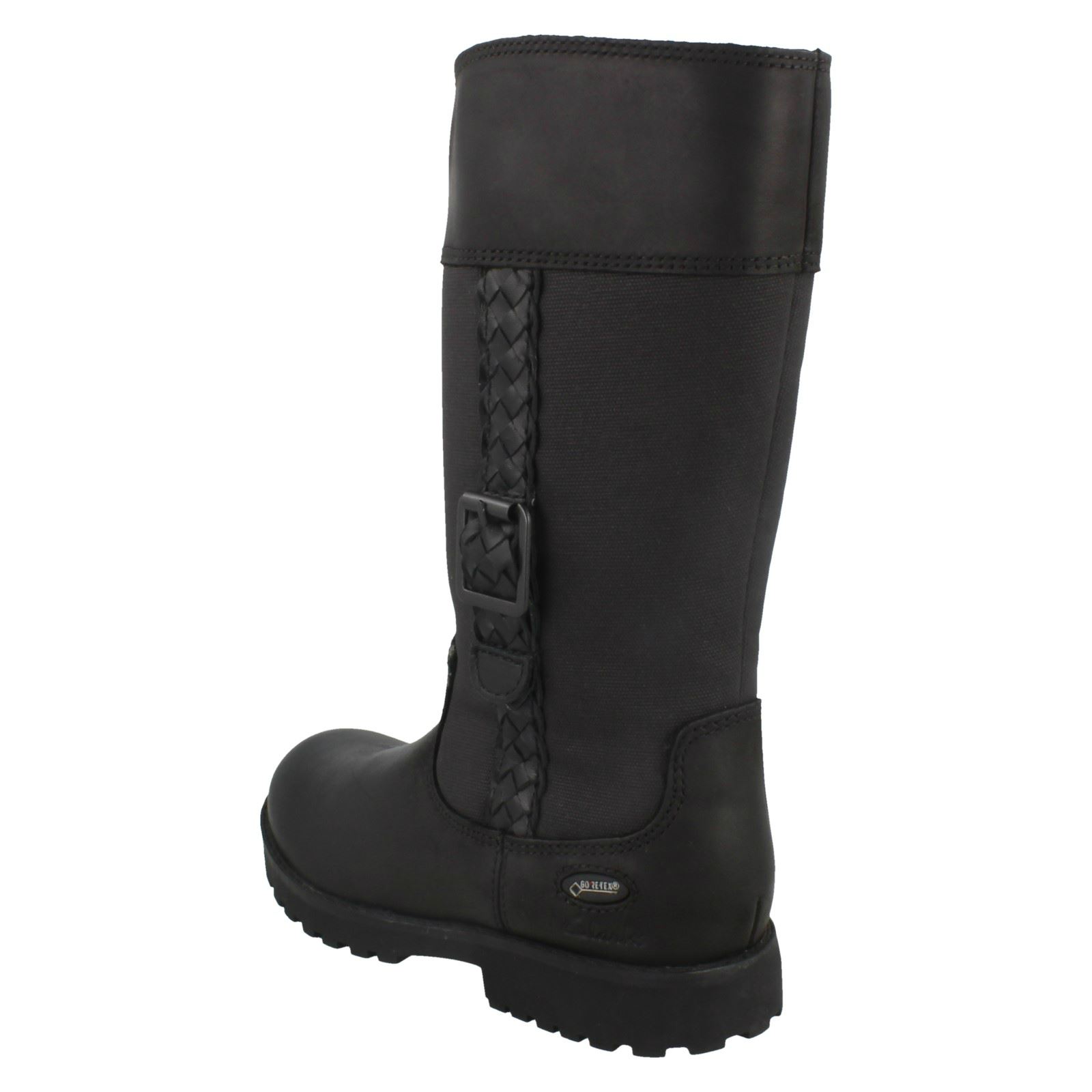 Girls Clarks Knee High Boots /'Rhea Go GTX/'