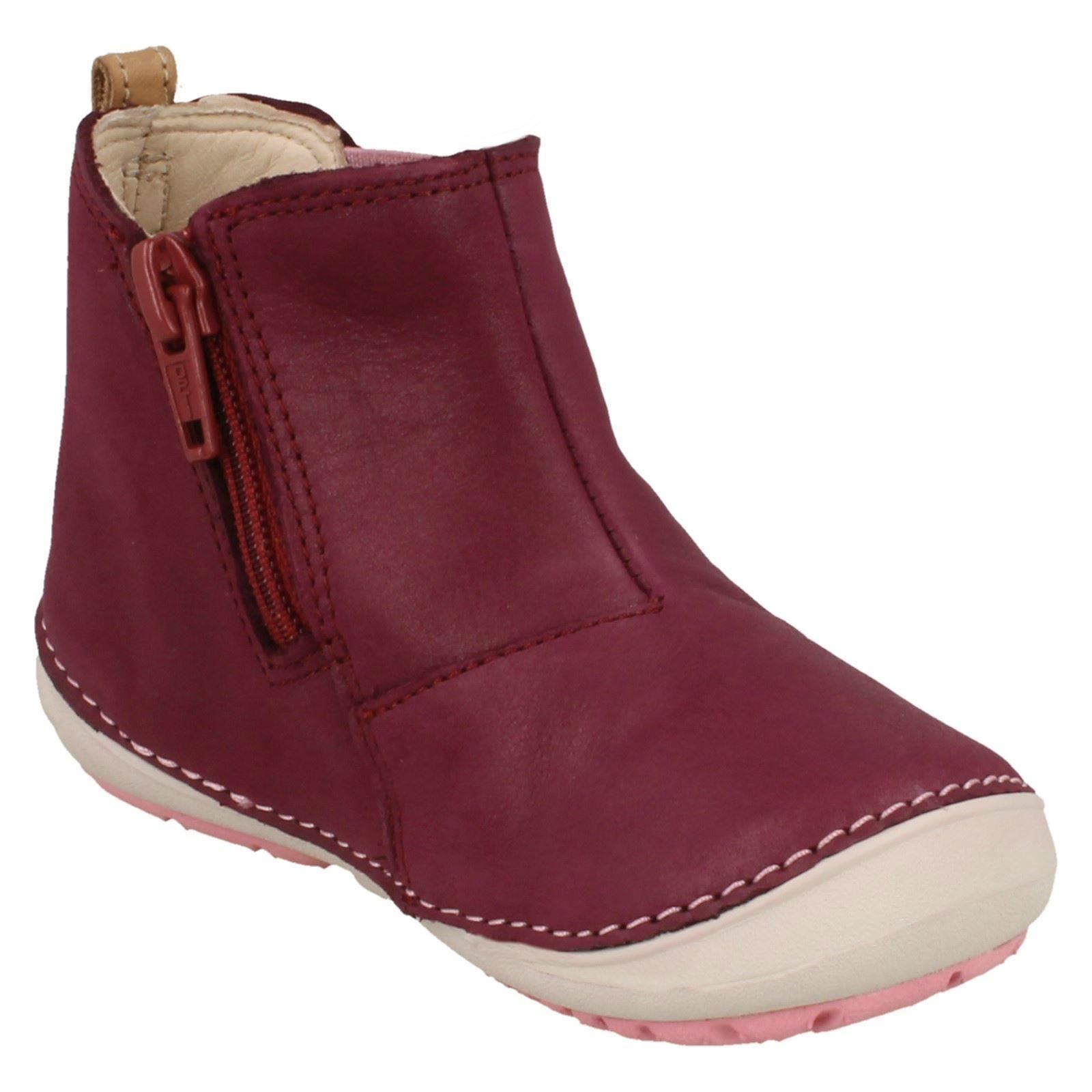 Girls First Shoes By Clarks Chelsea Boots /'Softly Eli/'