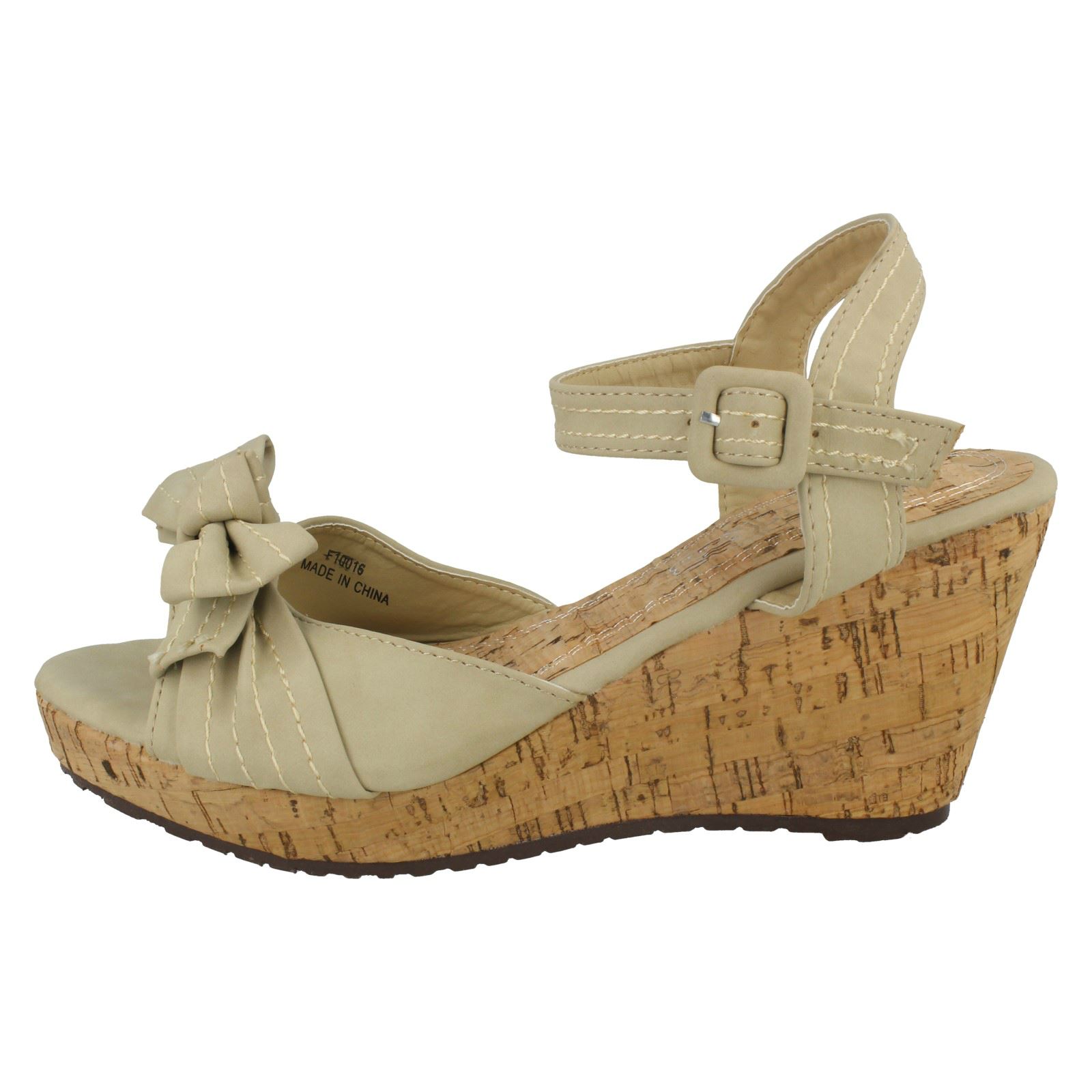 Ladies Spot On High Cork /'Wedge/'