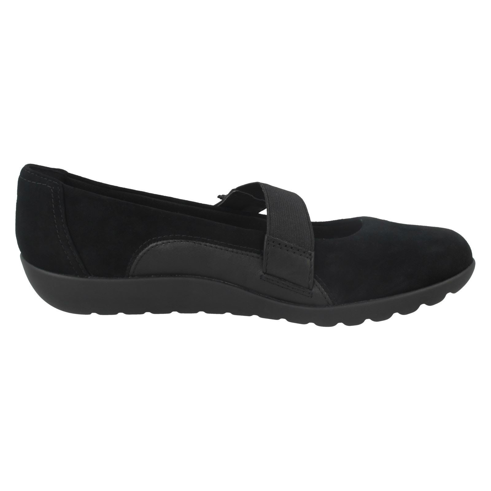 Clarks Ladies Medora Frost Elasticated Strap Shoes