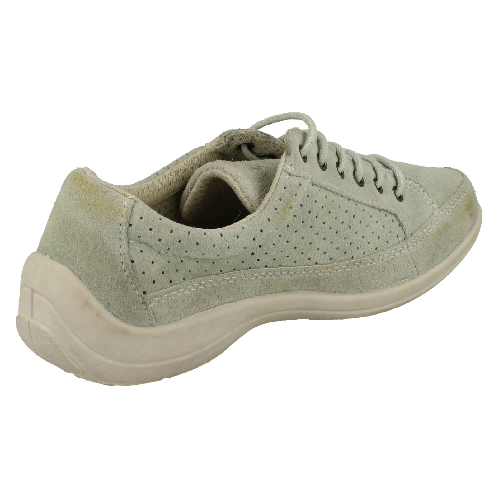 Ladies Free Step Casual Lace Up Shoes *Crocus*