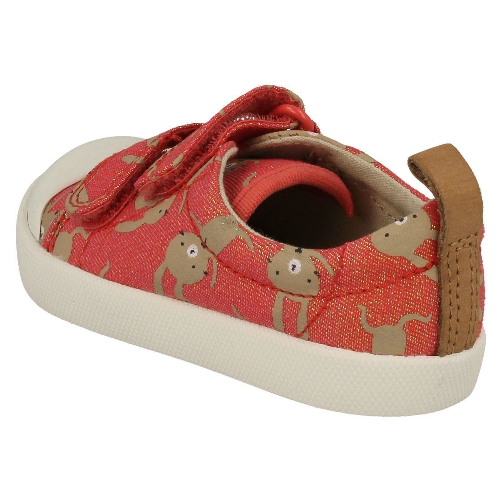 /'Halcy Hati/' Infant Girls Clarks Machine Washable Summer Doodles