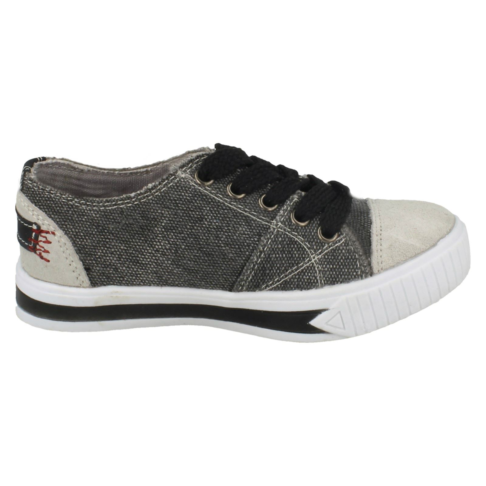 Boys JCDees Casual Denim Pumps