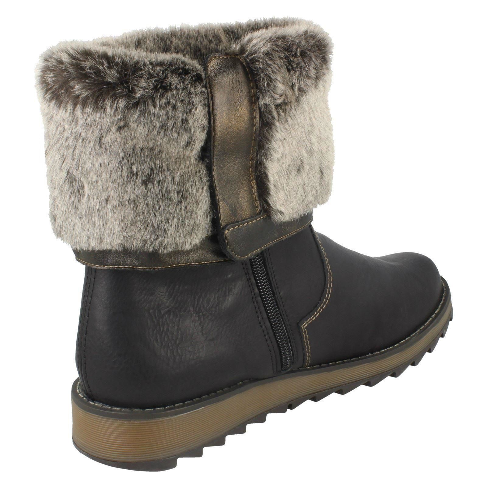 Ladies Remonte All Weather Warmlined Boots *D8874*