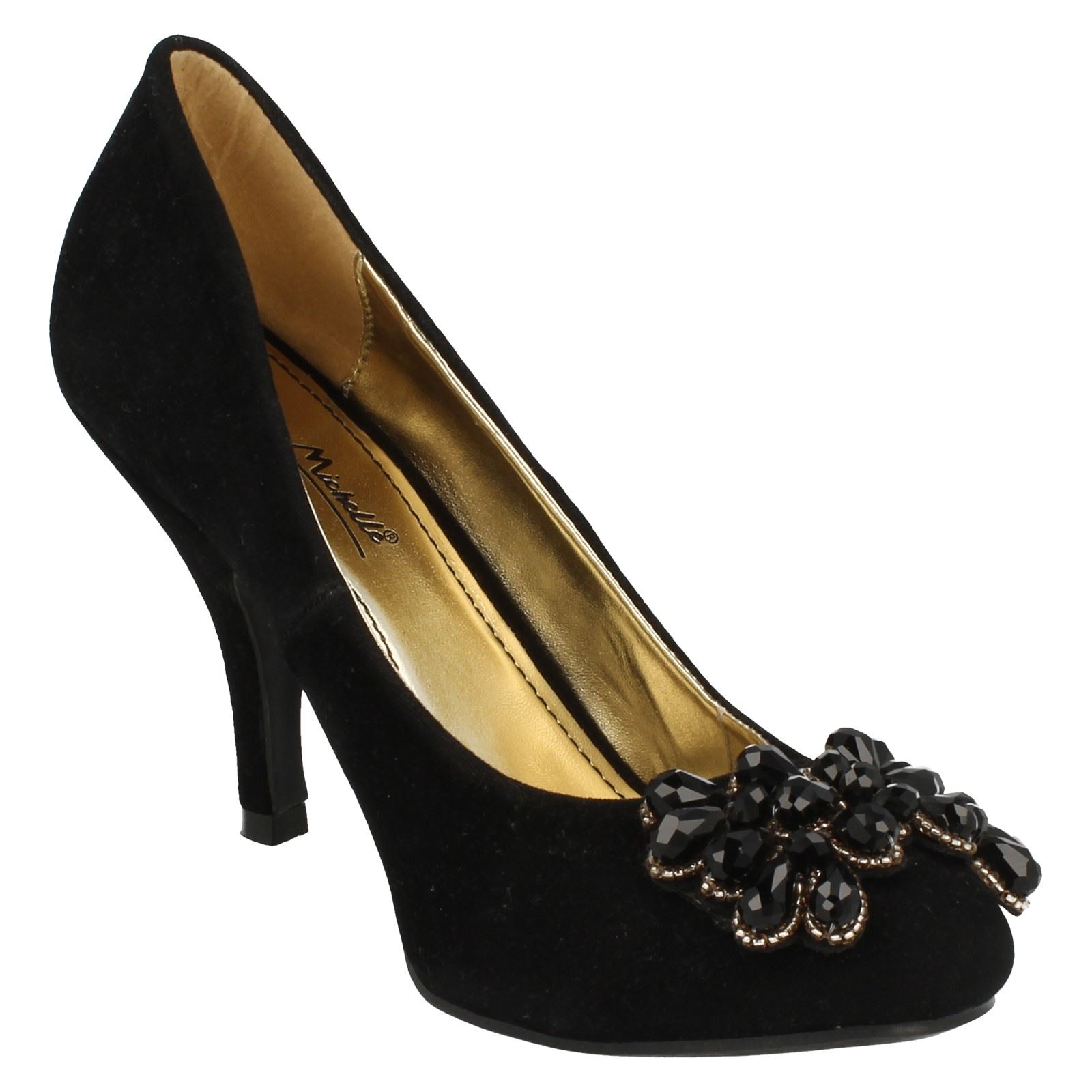 Ladies Anne Michelle Court Shoe /'Heels/'