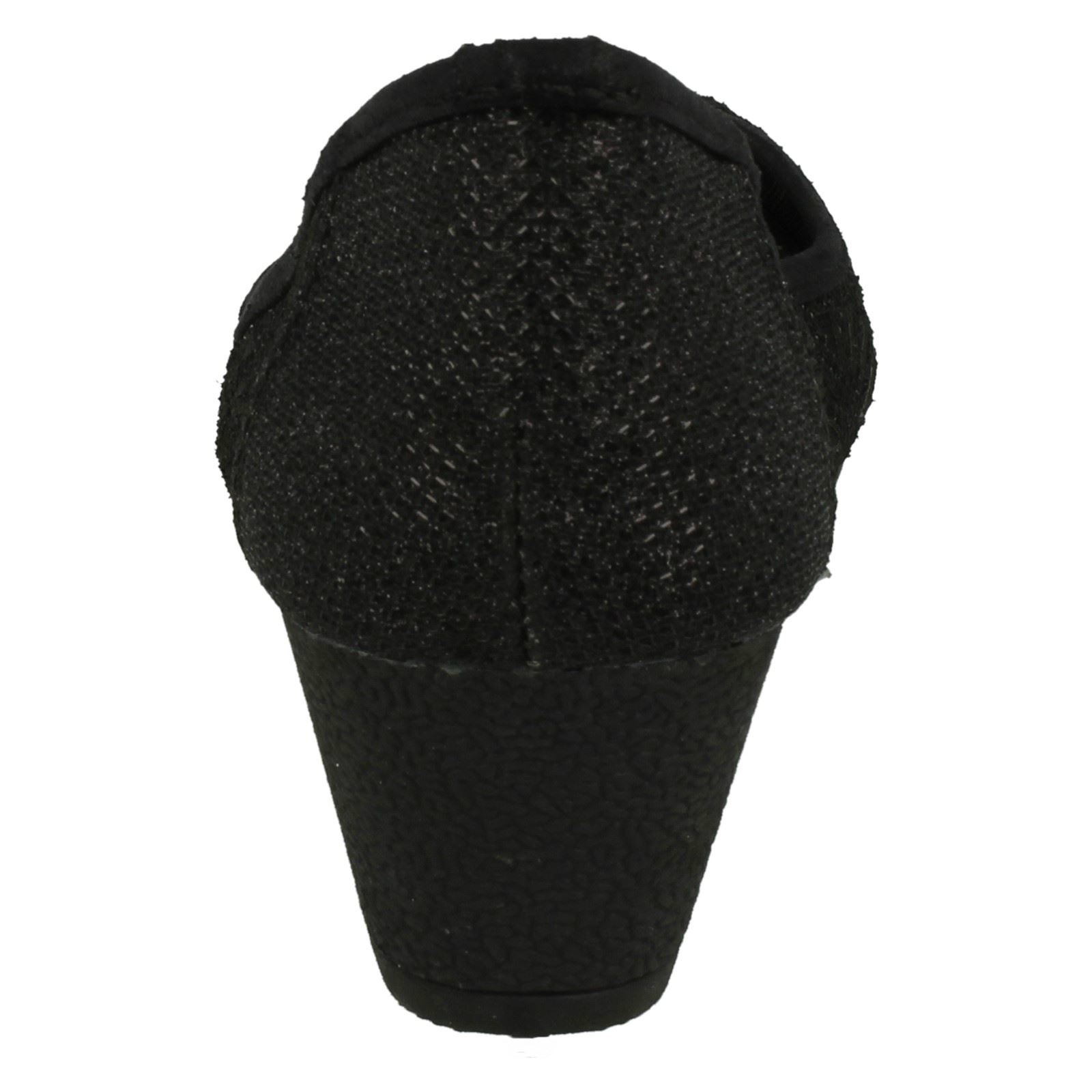 Ladies Spot On Meshed *Wedge Shoes*