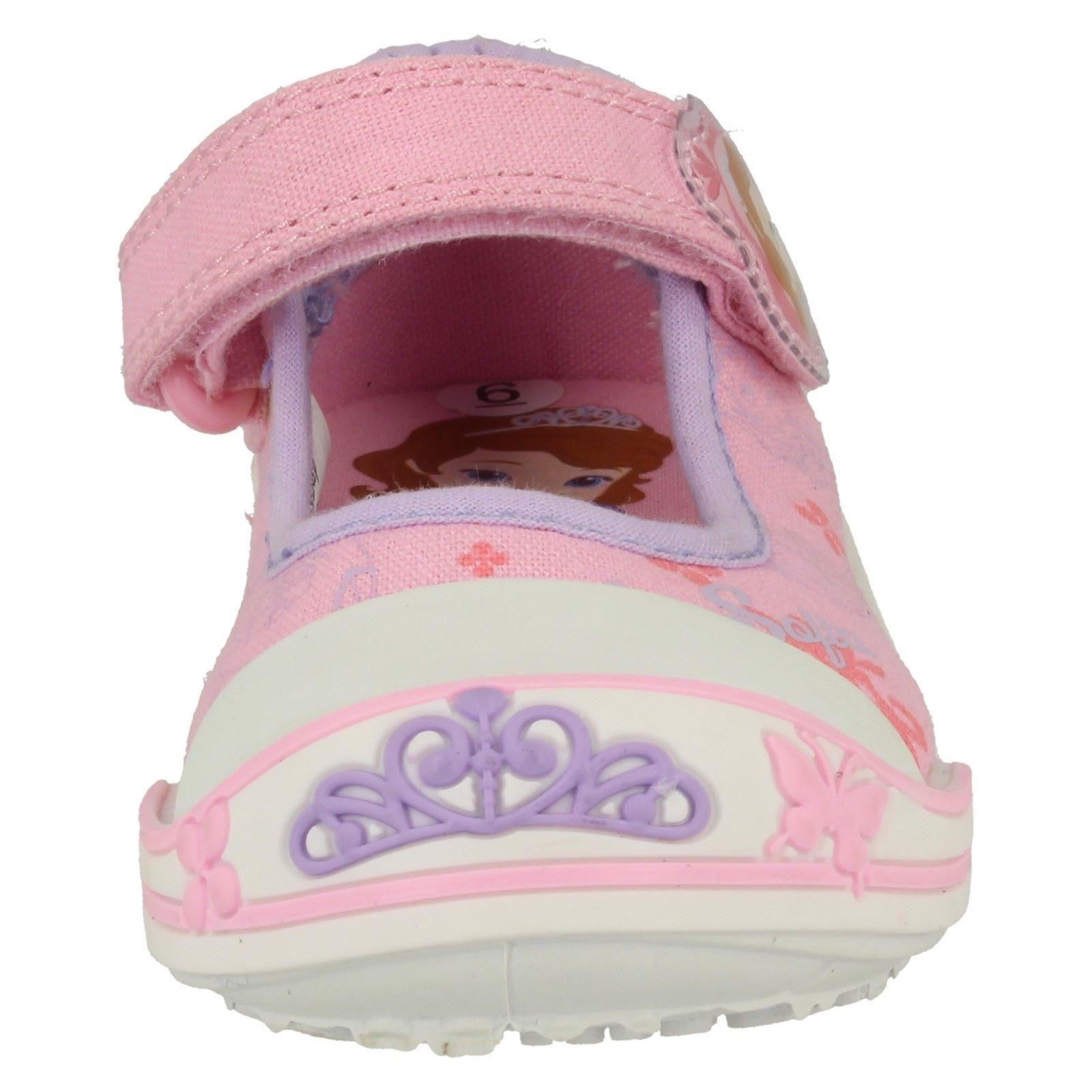 Girls Disney Bumper Canvas Shoe /'Sofia Dreams/'