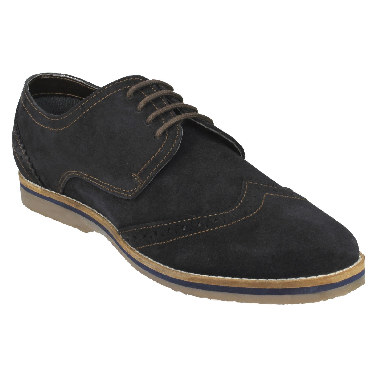 Mens Hush Puppies Casual Brogues /'Sebastian Wing Tip/'