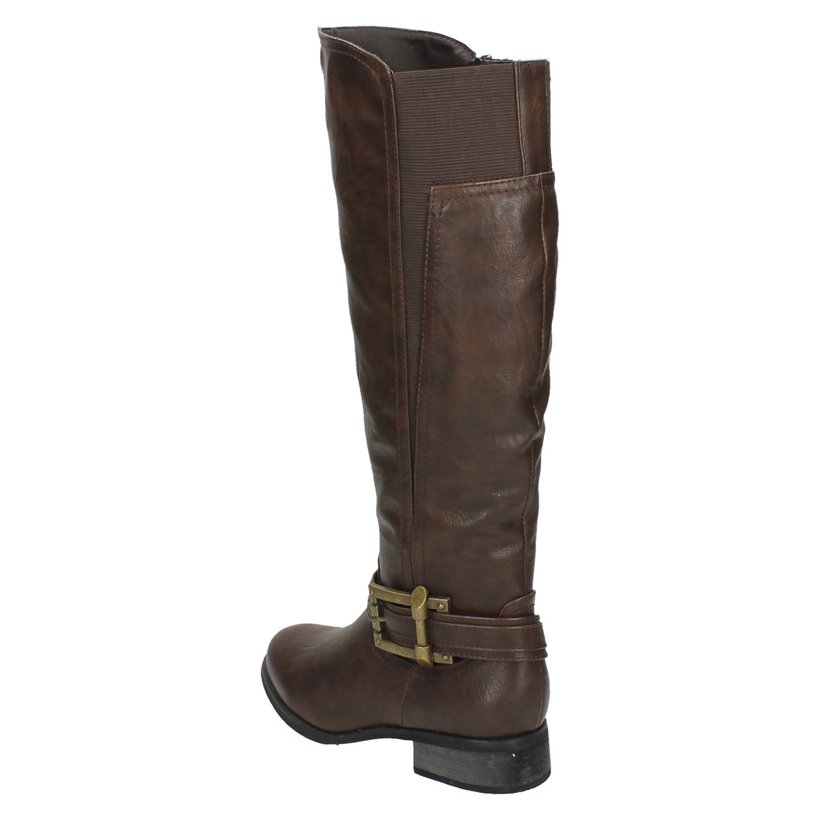 Ladies Spot On /'Knee High Boots/'