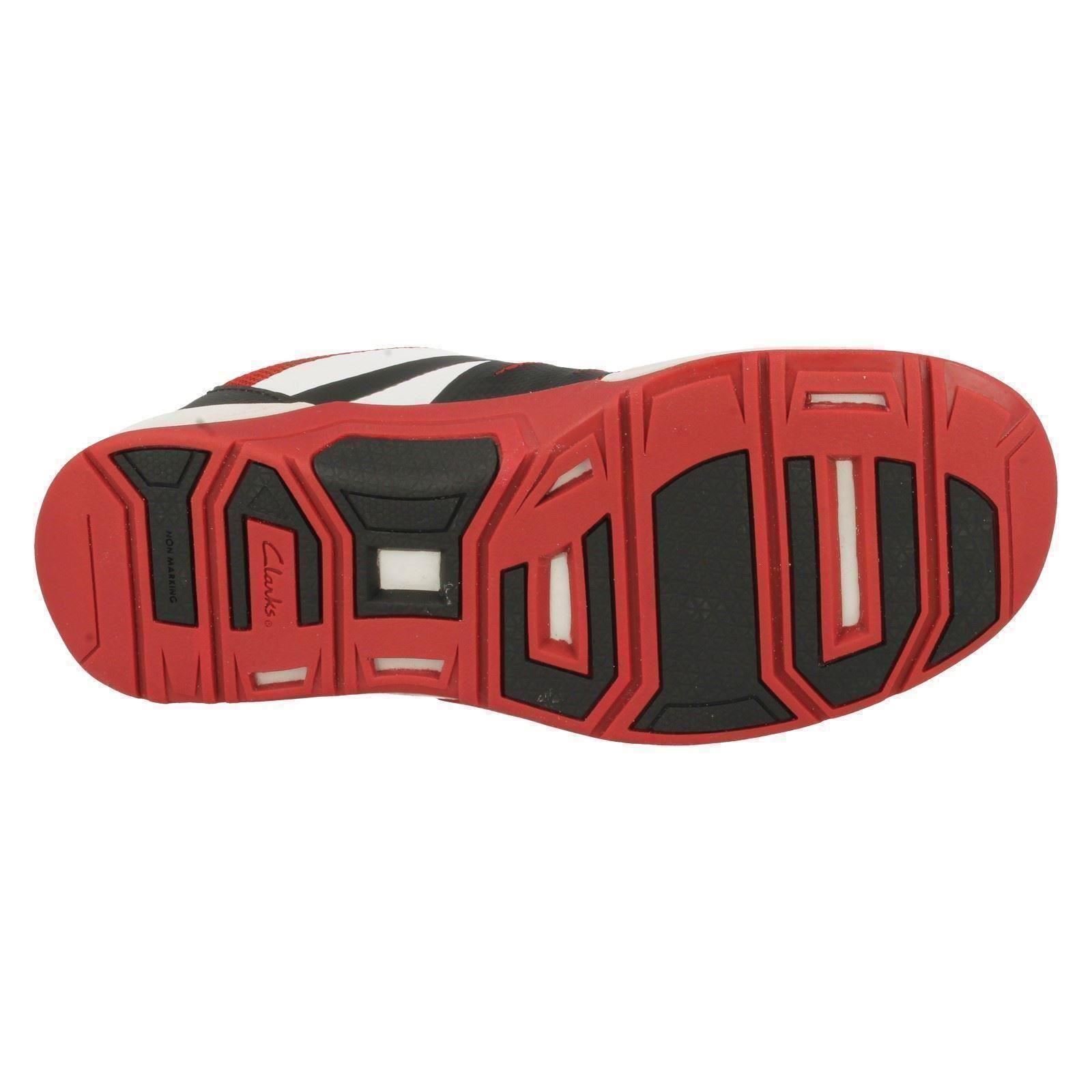 Boys Clarks Trace Step Machine Washable Trainers