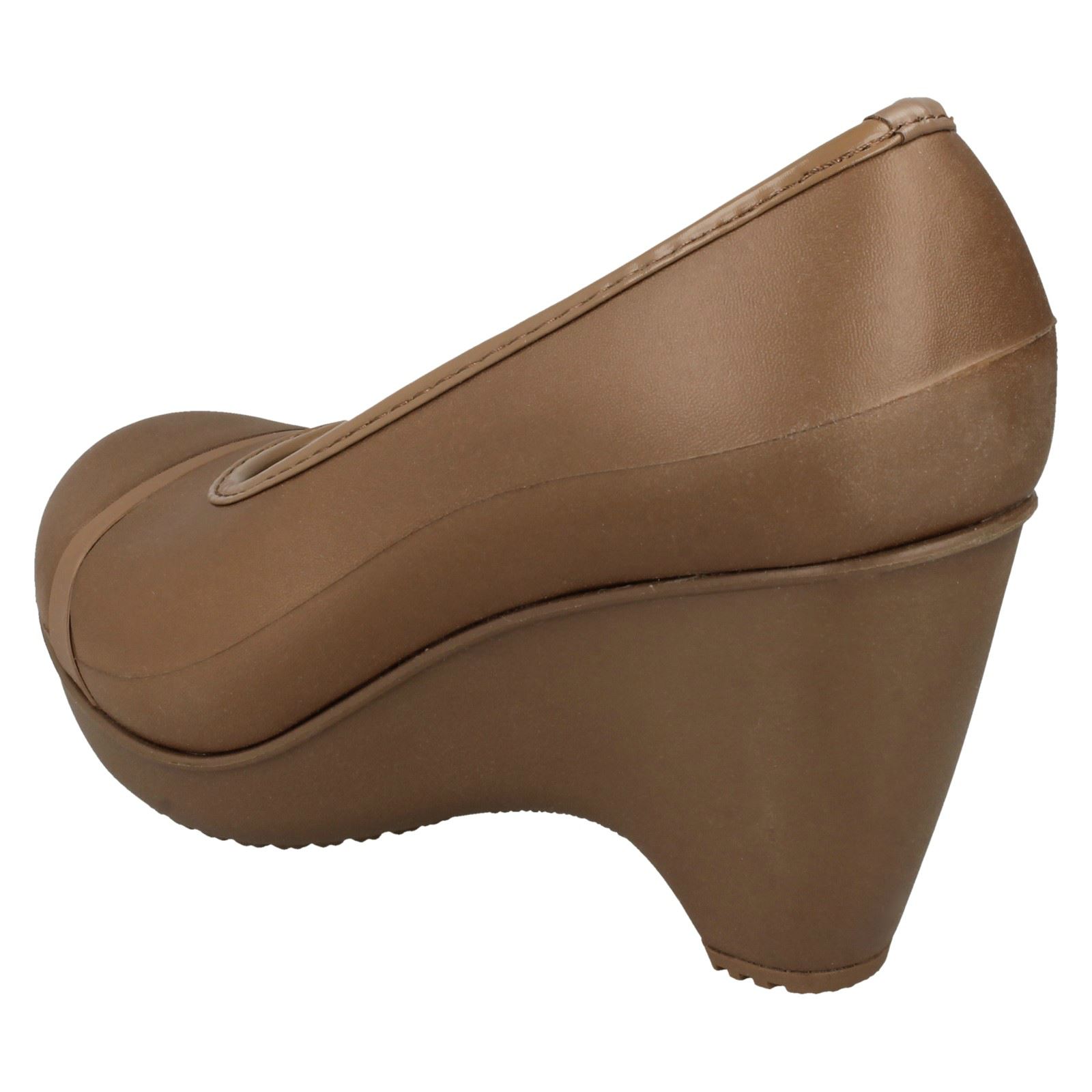 Ladies Crocs Wedge Heel Shoes *Lena*