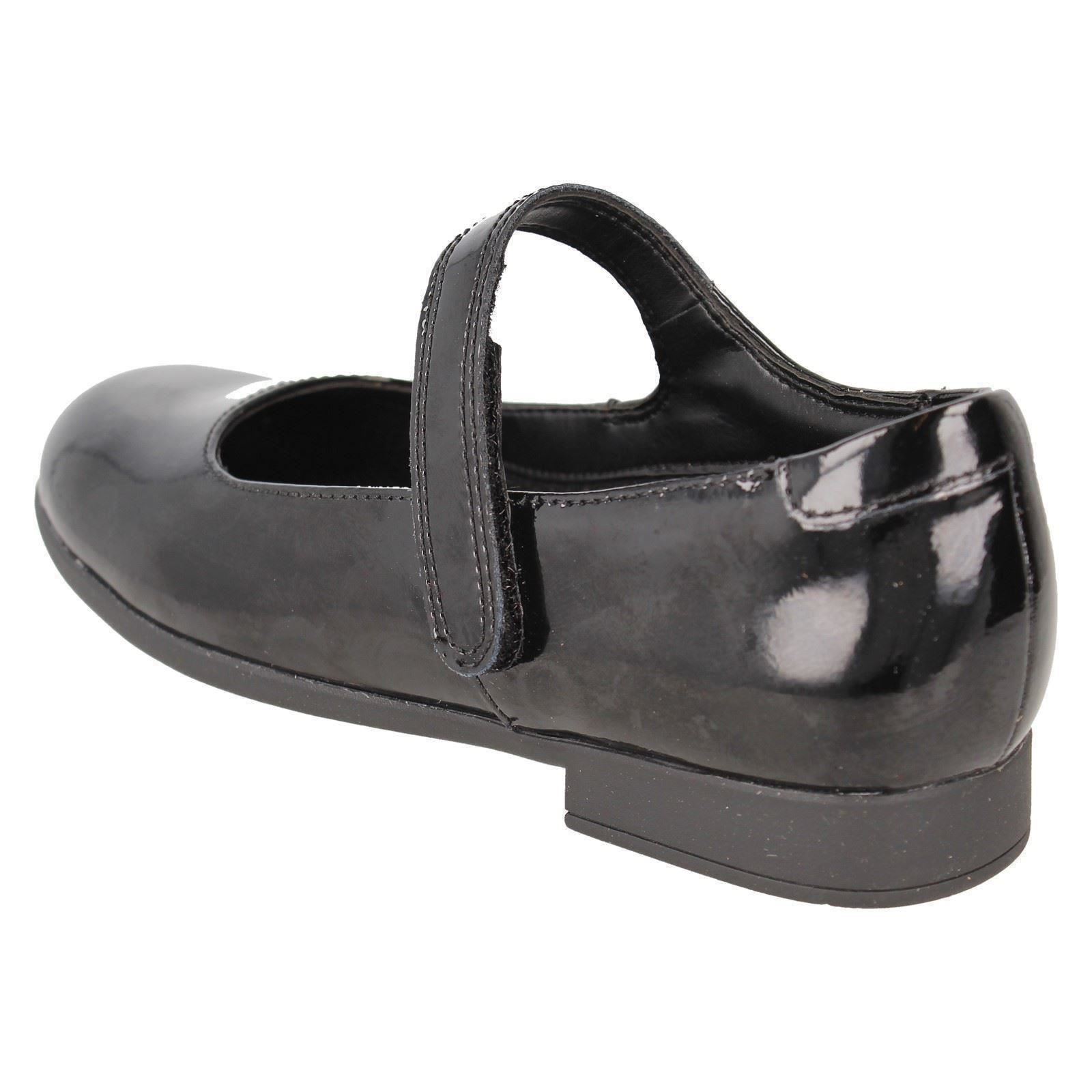 Girls Clarks Scala Pure Formal//School Shoes Scala Pure