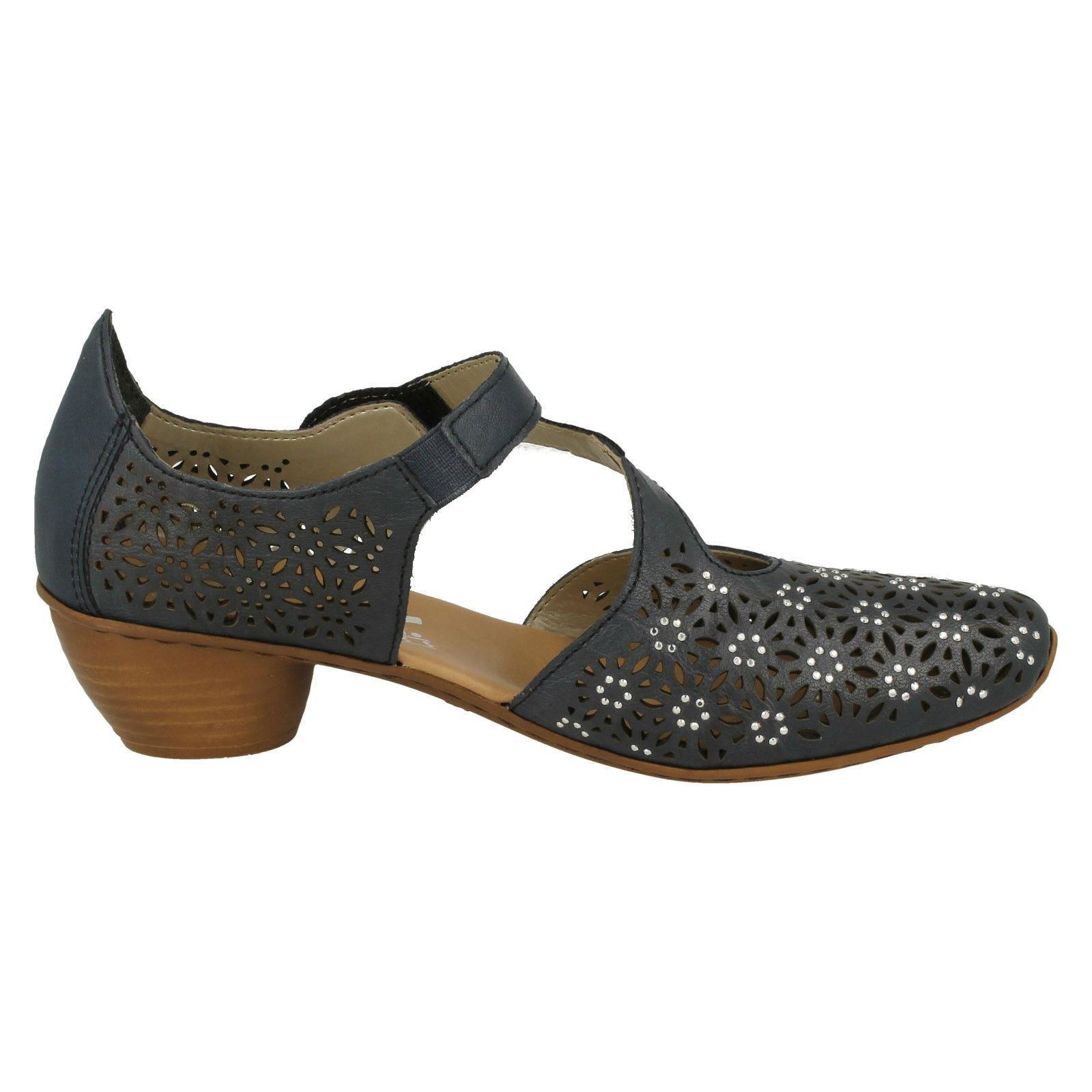 Ladies Rieker Casual Low Heeled Shoes *43786*