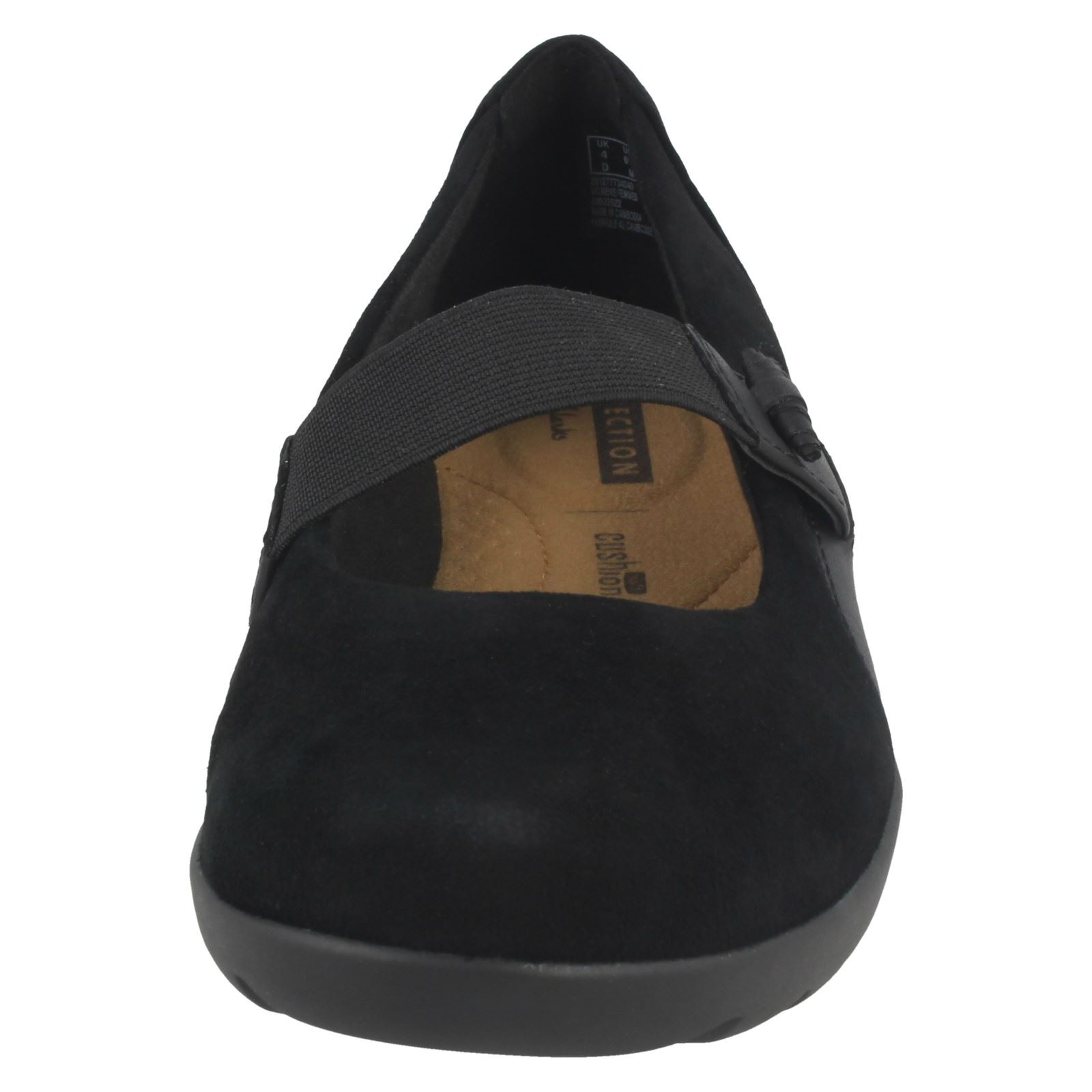 Clarks Ladies Medora Frost Elasticated Strap Shoes