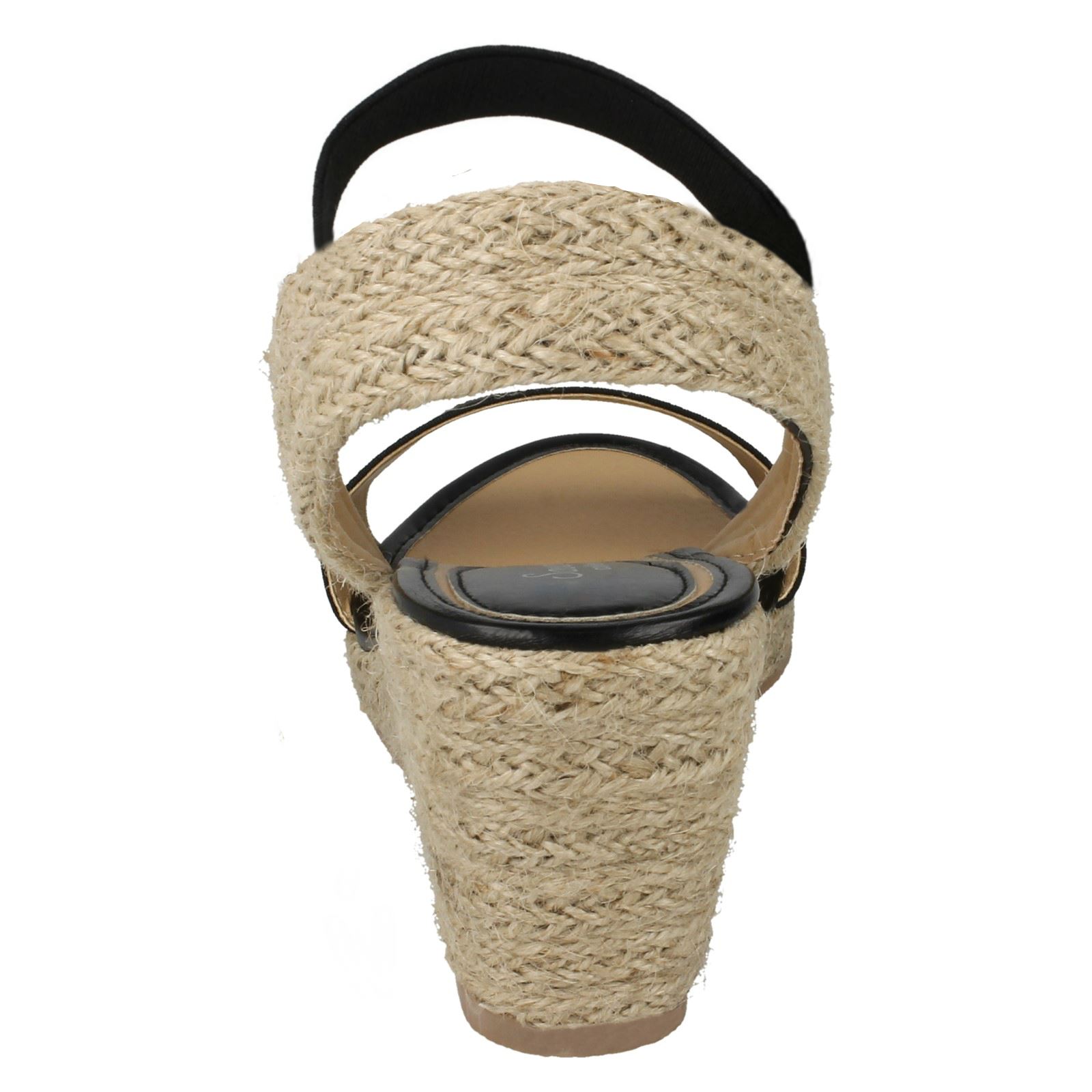 Savannah Ladies Rope Wedge Sandals
