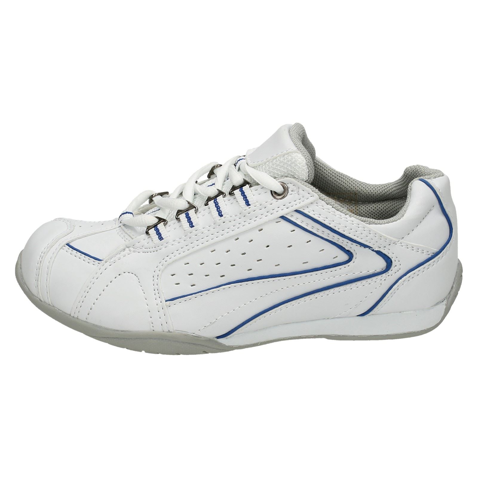 Spot On Girls Flat Lace Up Trainer