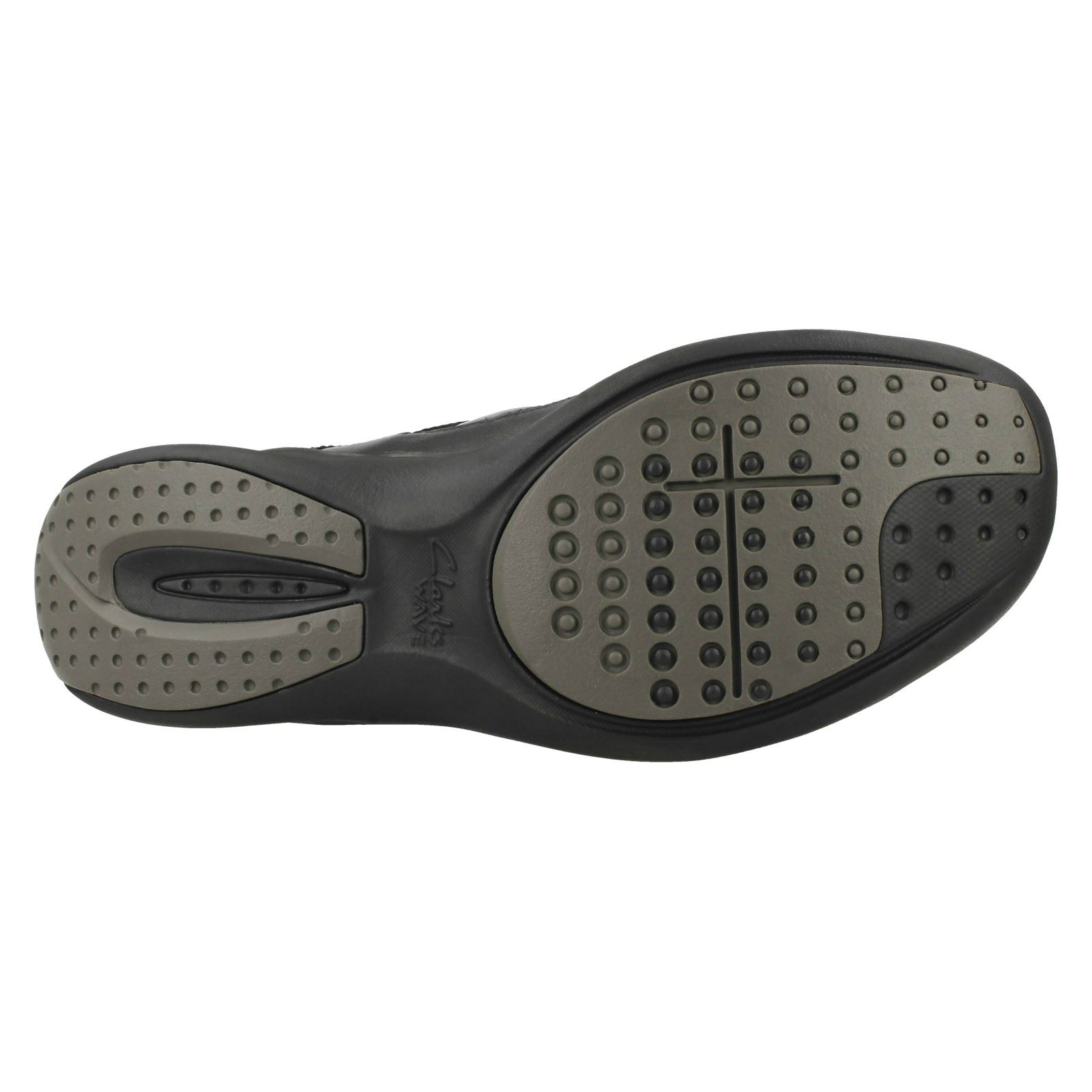 Ladies Clarks Casual Trainers Wave Flow Lace