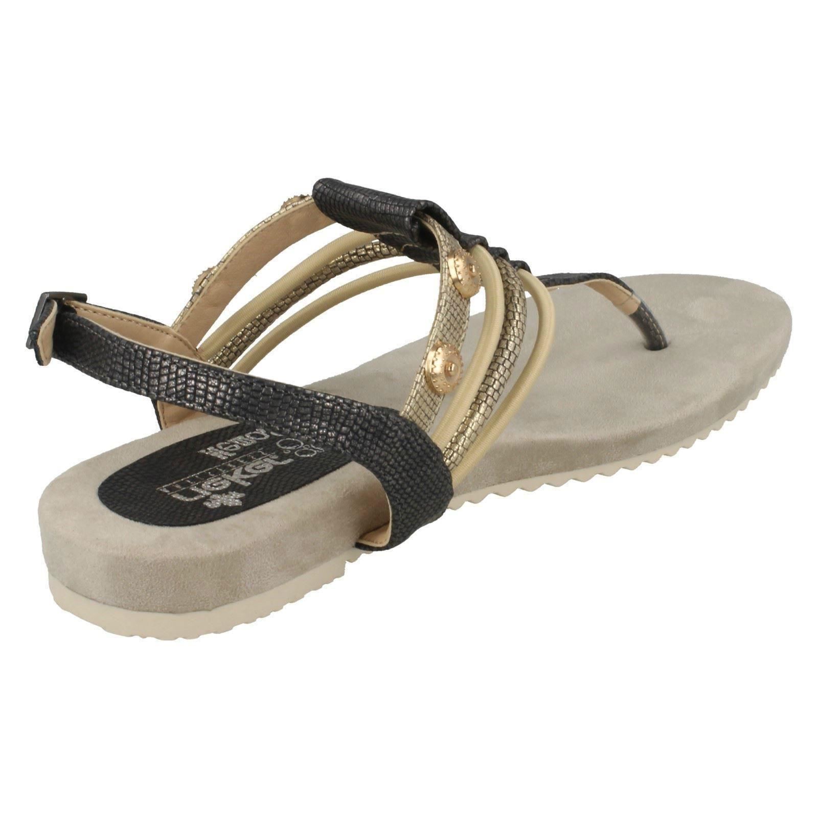 Mesdames Rieker Multi Strap orteil Post Sandal « V5373 »