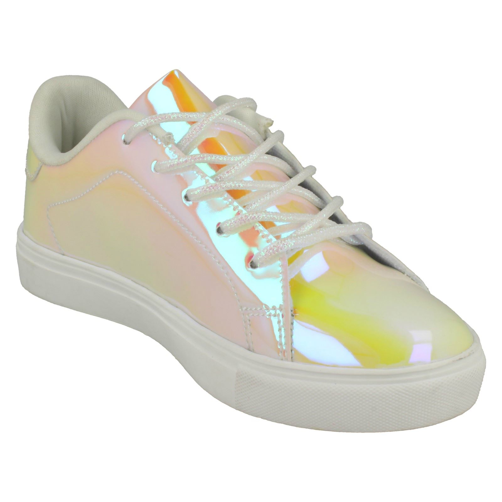 Girls Spot On Hologram Trainers