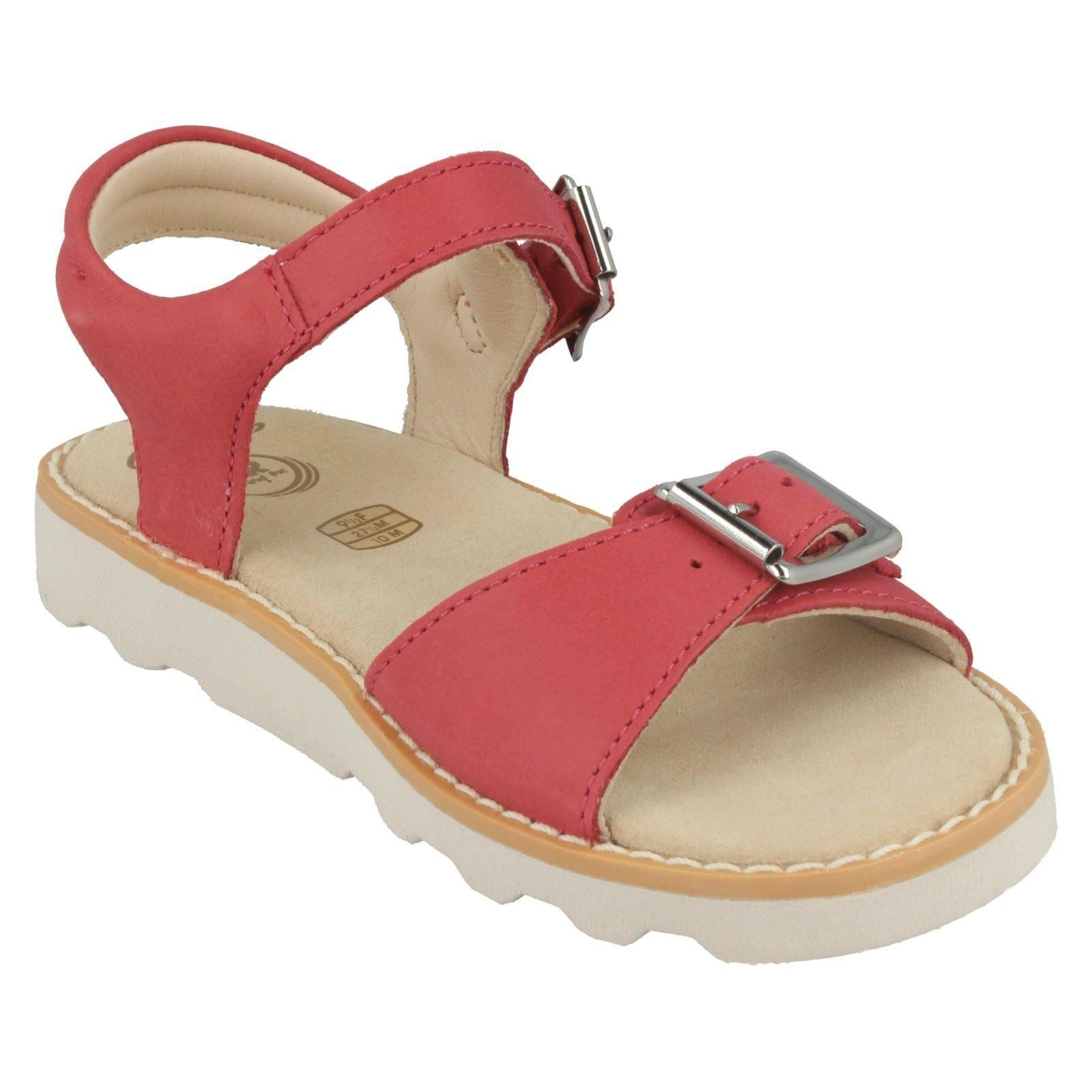Clarks Girls Casual Strapped Sandals Crown Bloom