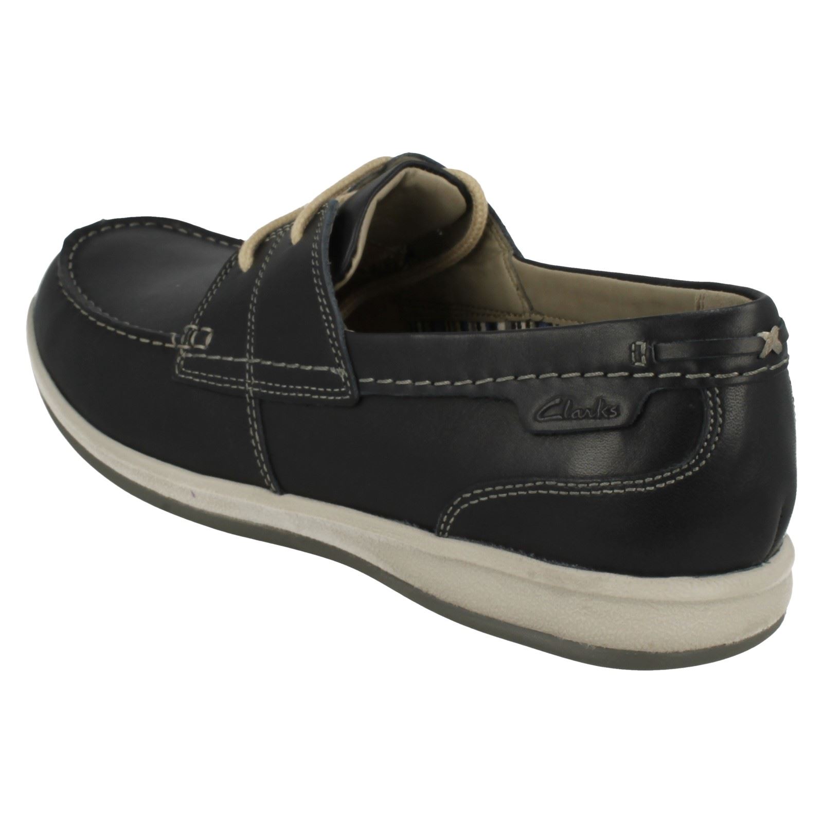 Herren Clarks Mokassin Stil Schnürschuhe Fallston Style