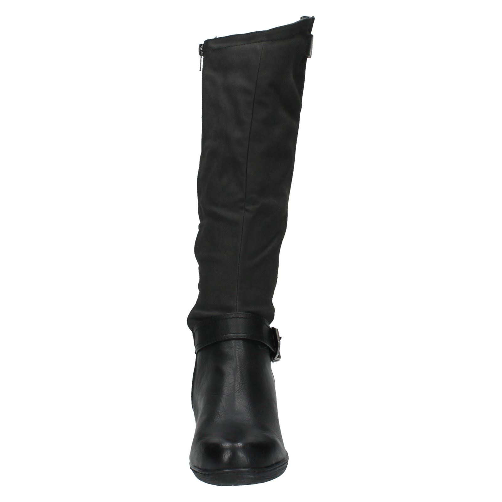 Ladies Spot On Knee High Casual Boots