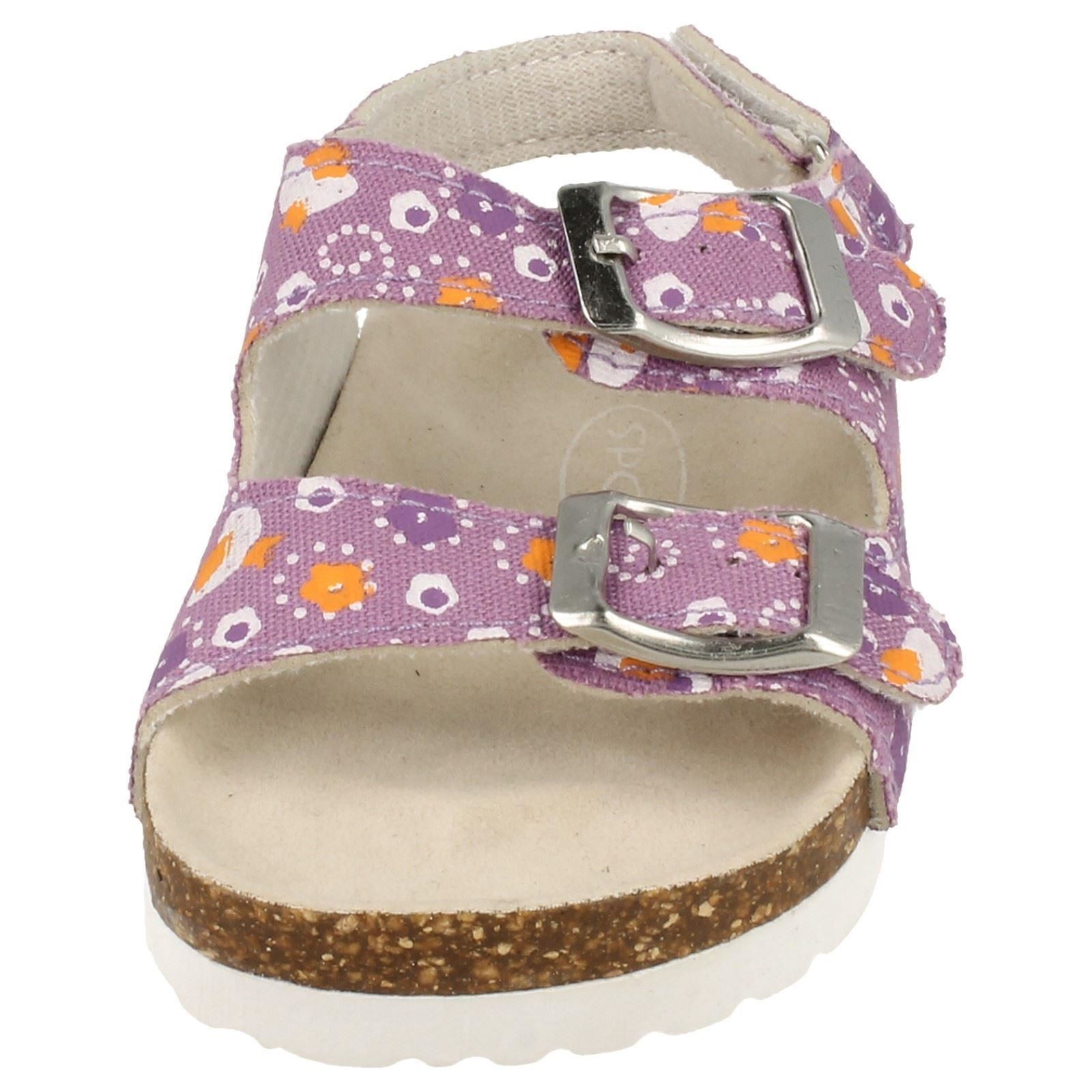 Girls Spot On Buckle Strap Sandals