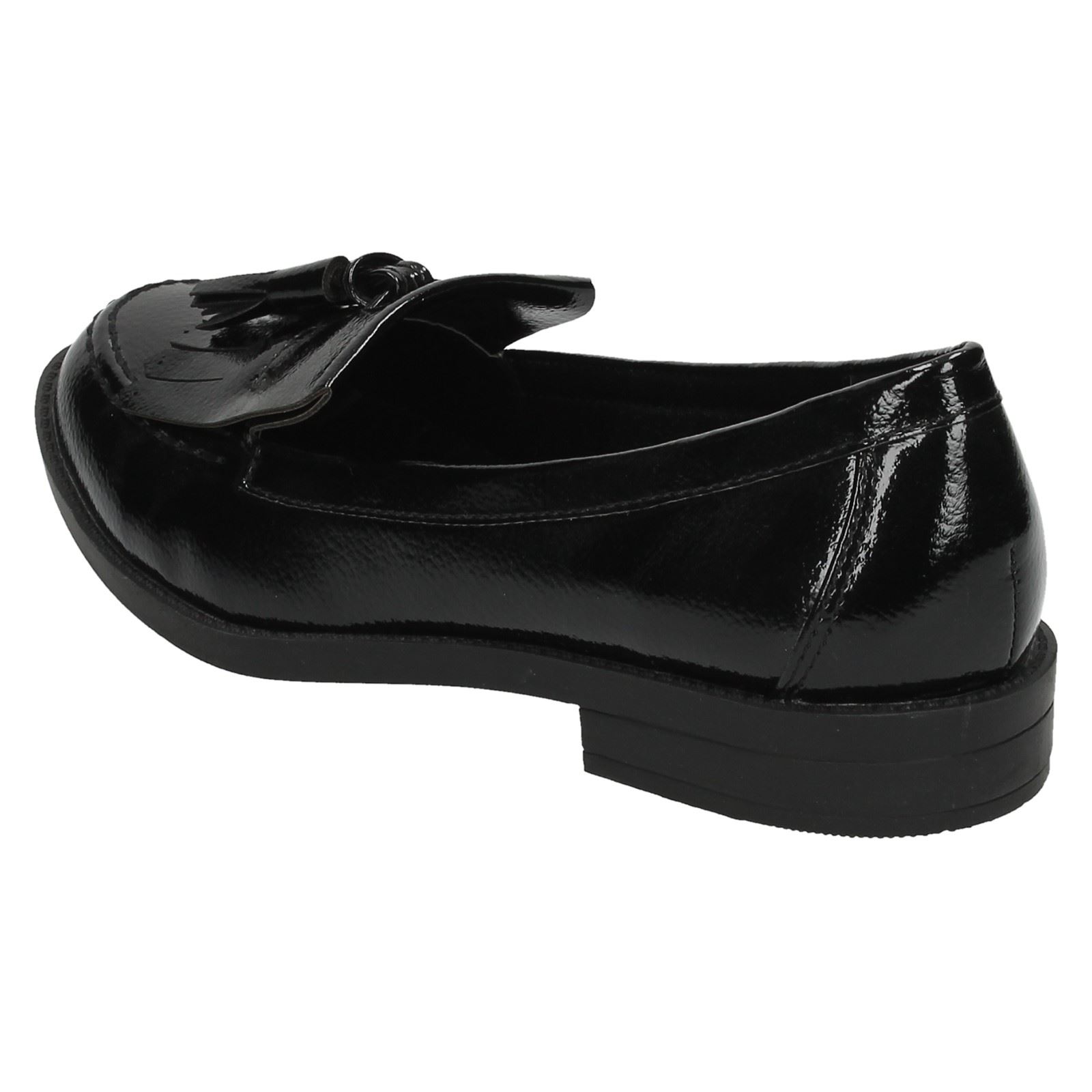 Spot On Ladies Loafer Style Shoes
