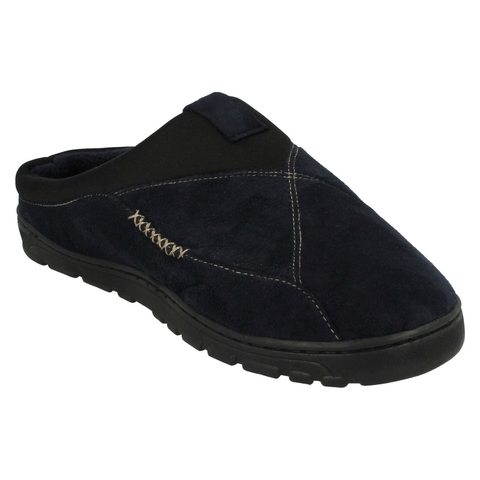 Mens Spot On Casual Slip On Slippers /'Brock/'