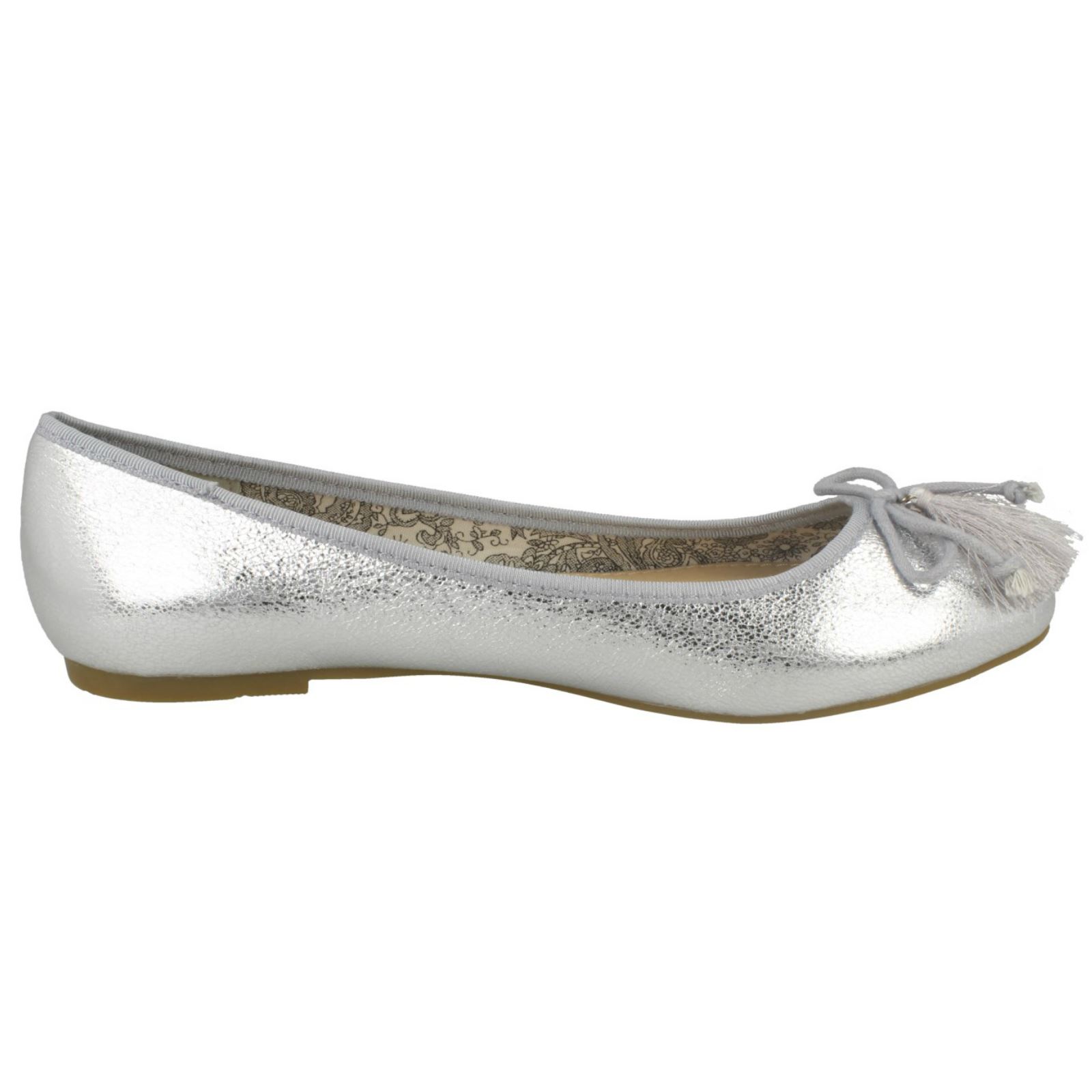 Ladies Spot on Piatti Ballerine con-Nappa Fiocco