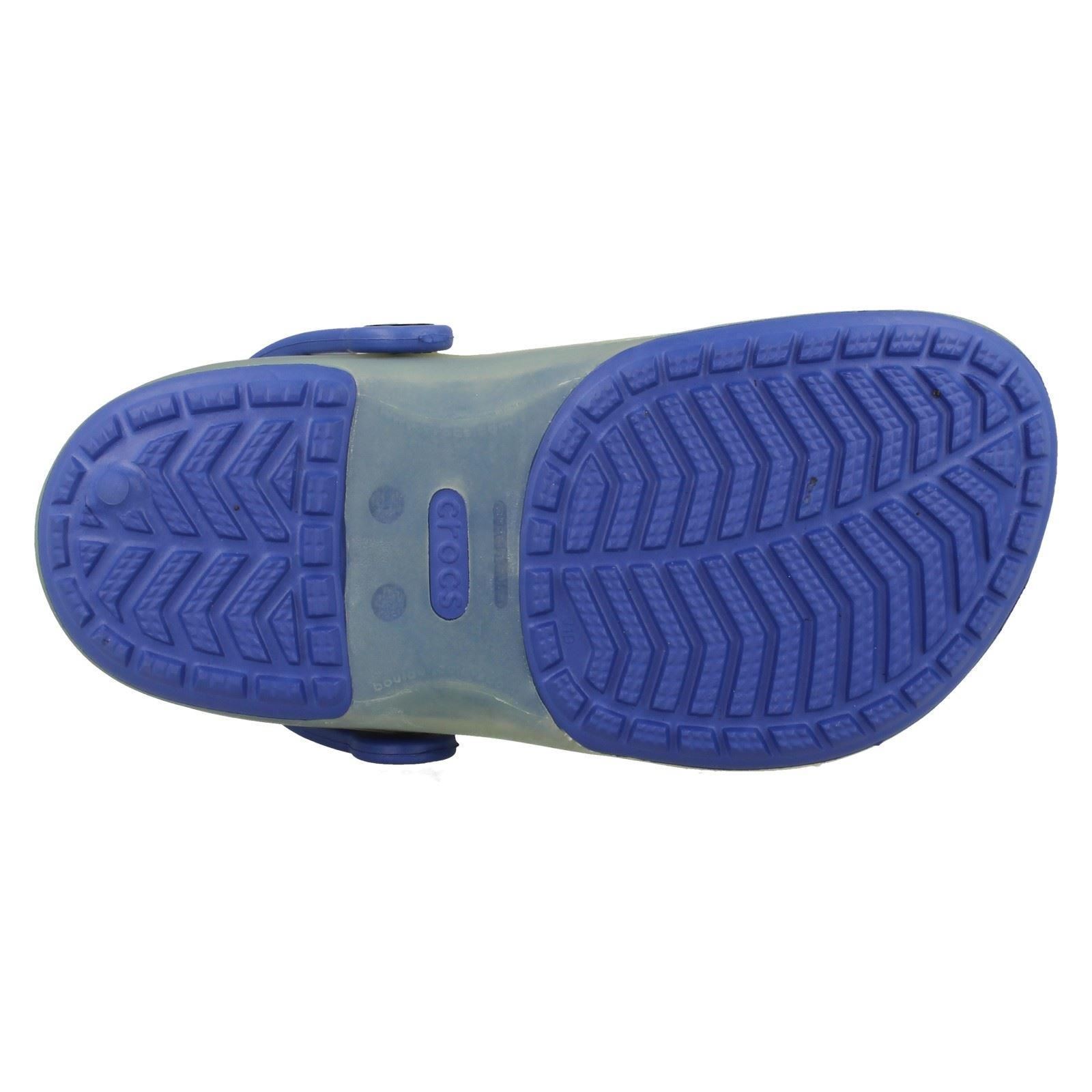 Boys Crocs Slip On Mules /'Chameleons Trnslcnt Clg K/'