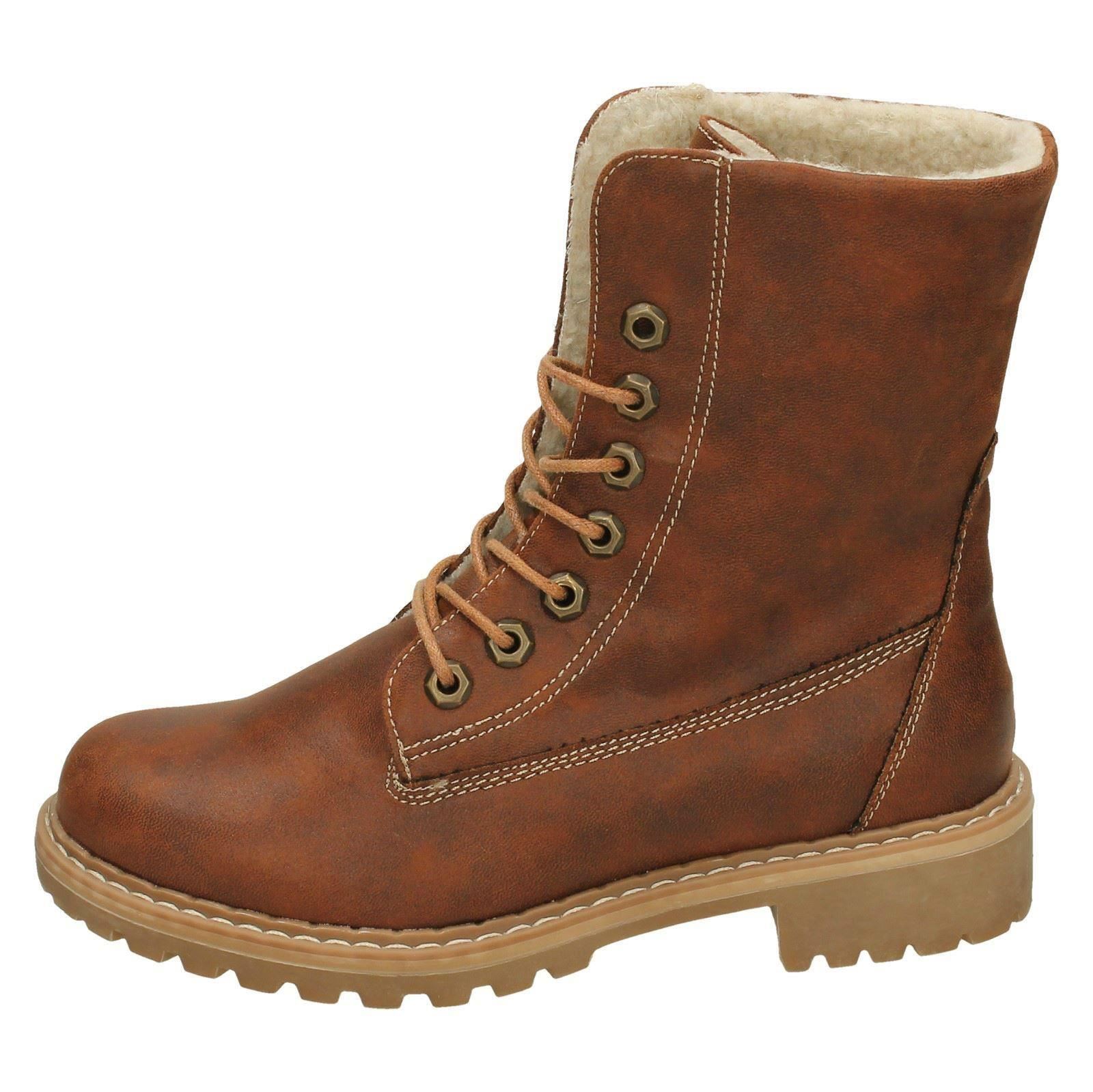 Ladies Down To Earth Fleece Lined /'Calf Boots/'