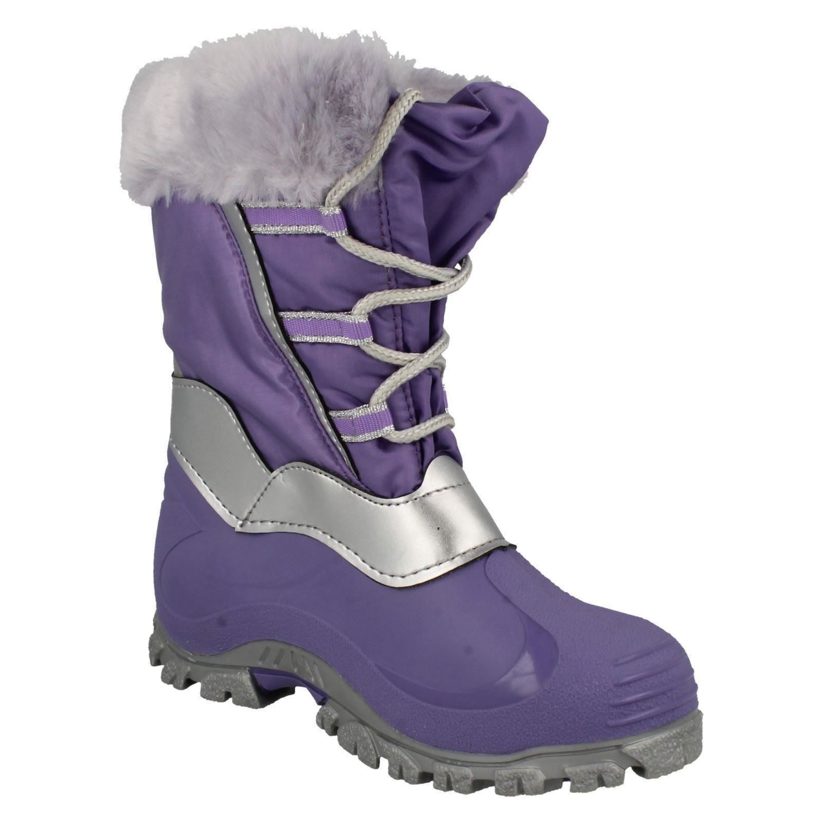 Niñas Startrite Invierno Botas De Nieve Fantasía