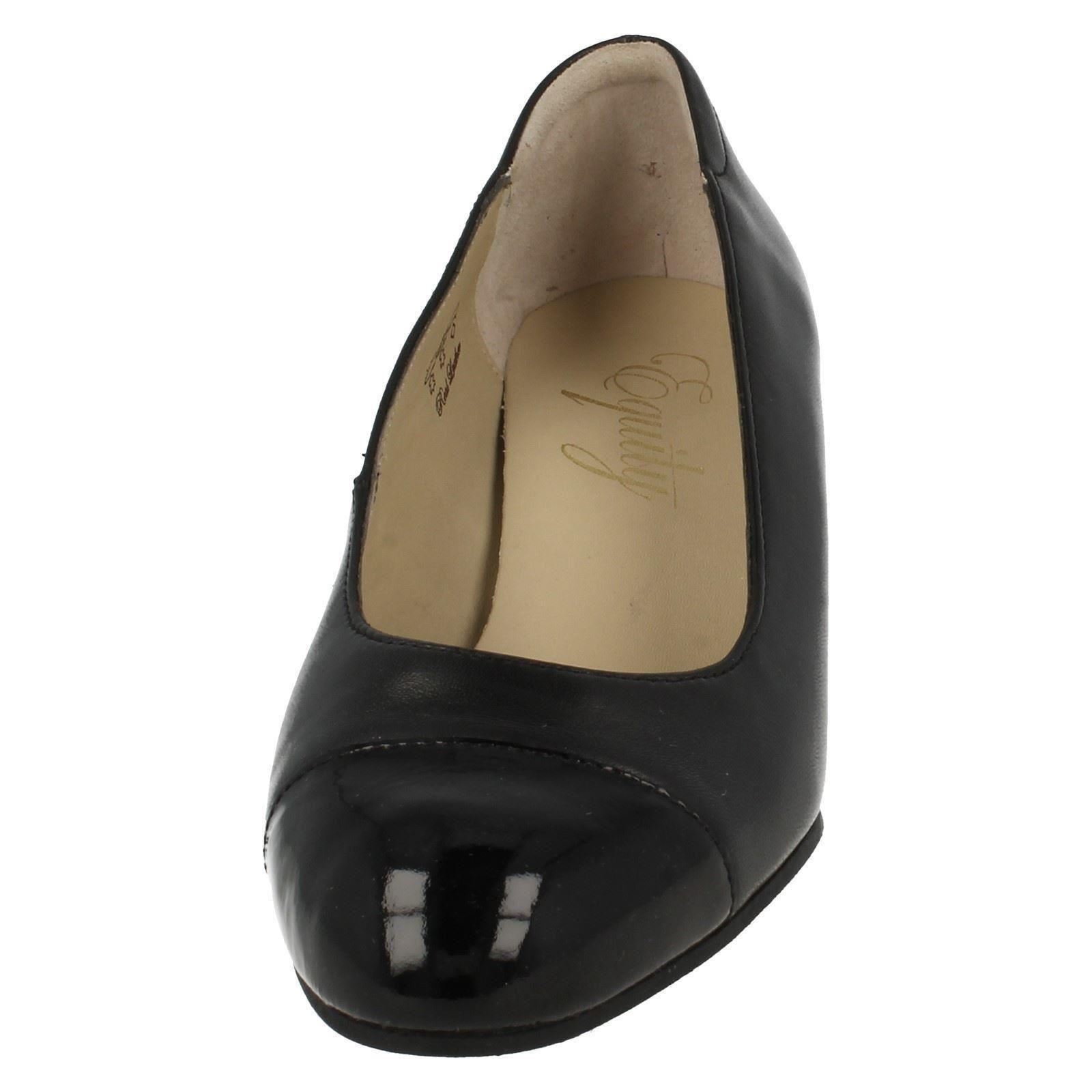 Ladies Equity Wide Fitting Classic Court Shoes /'Camilla/'