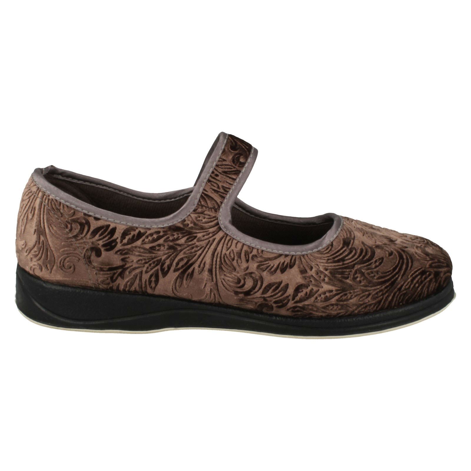 Ladies Padders Mary Jane Styled Slippers /'Peggy/'
