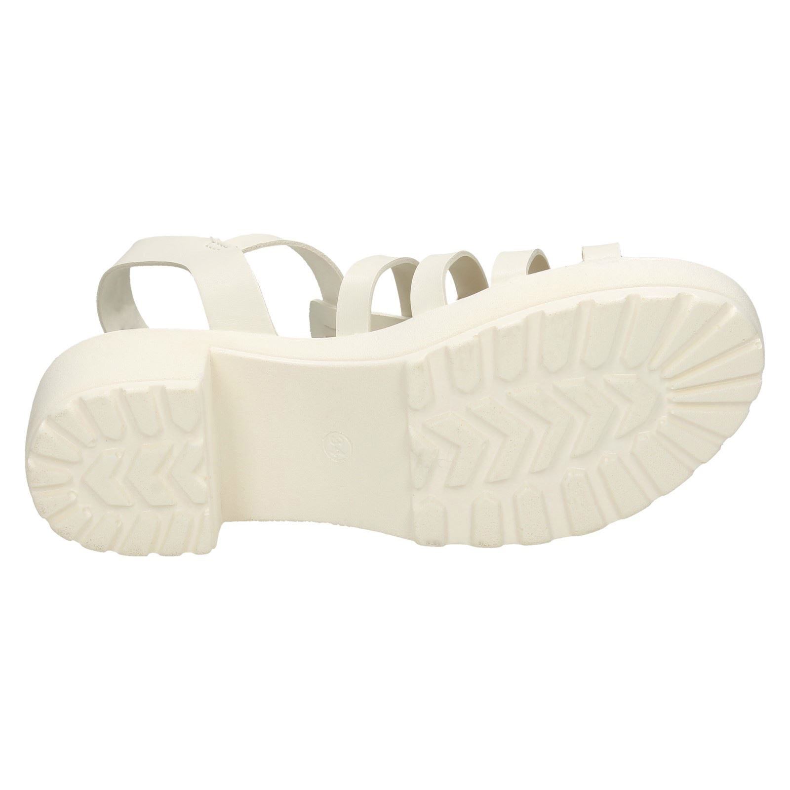 Girls Spot On Chunky Heeled Retro Sandals