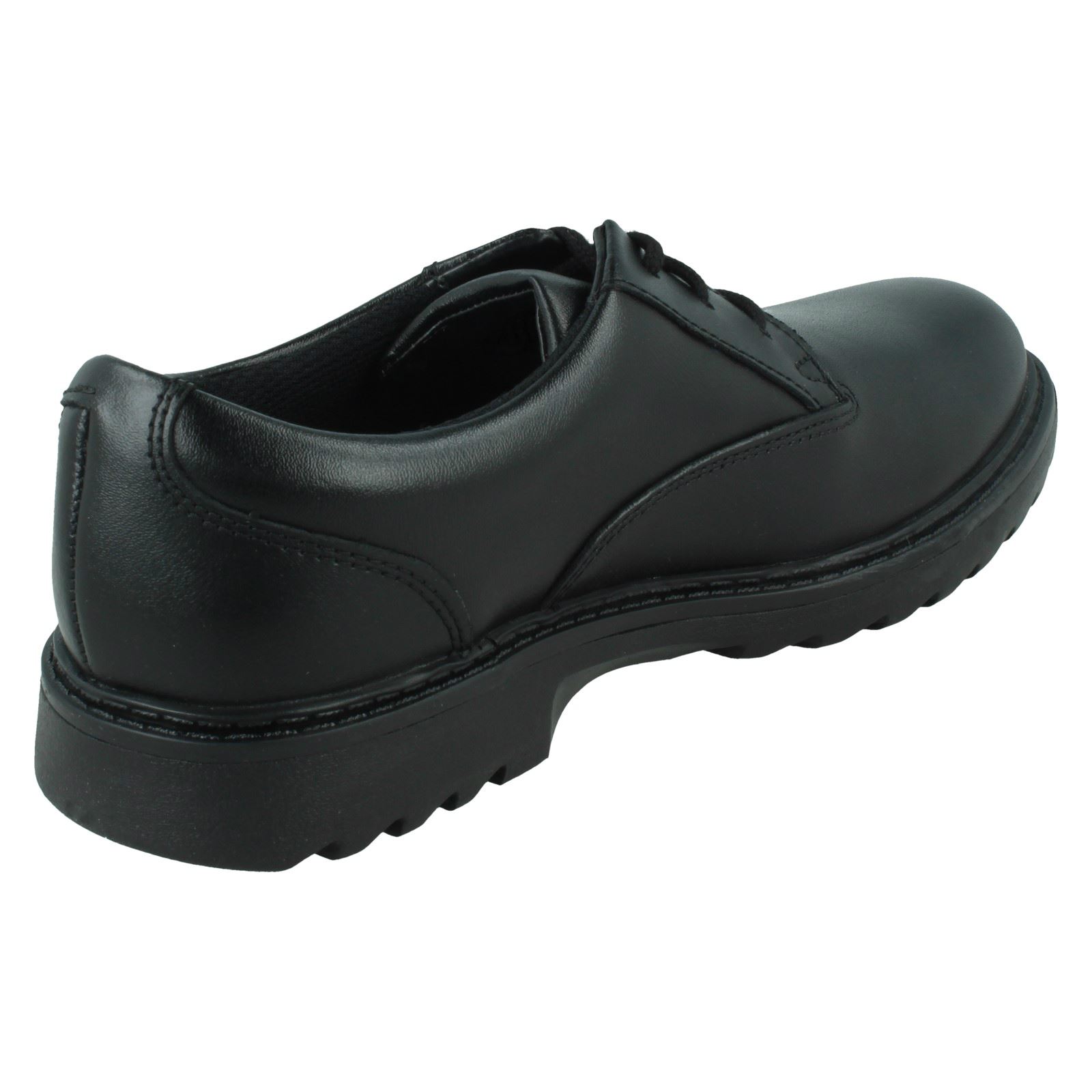 Chicos Clarks Asher Jazz Inteligente Con Cordones Zapatos Escolares
