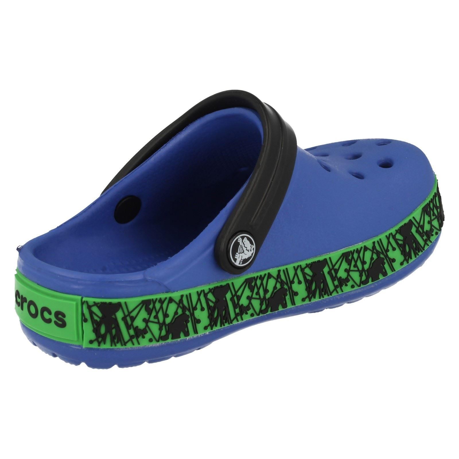 Boys Ben 10 Croc Mule Sandals /'Crocband Ben 10 Kids/'