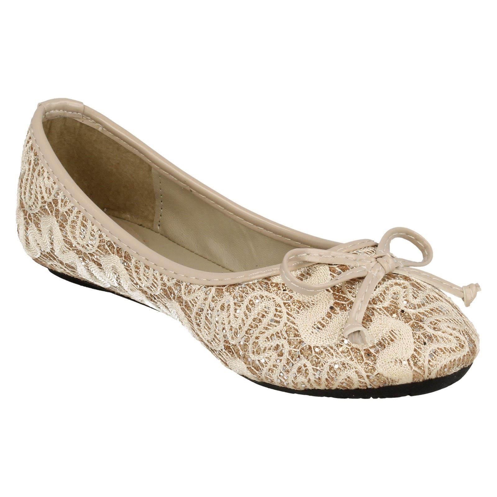 Girls Cutie Lace Detailing *Ballerina Flats*