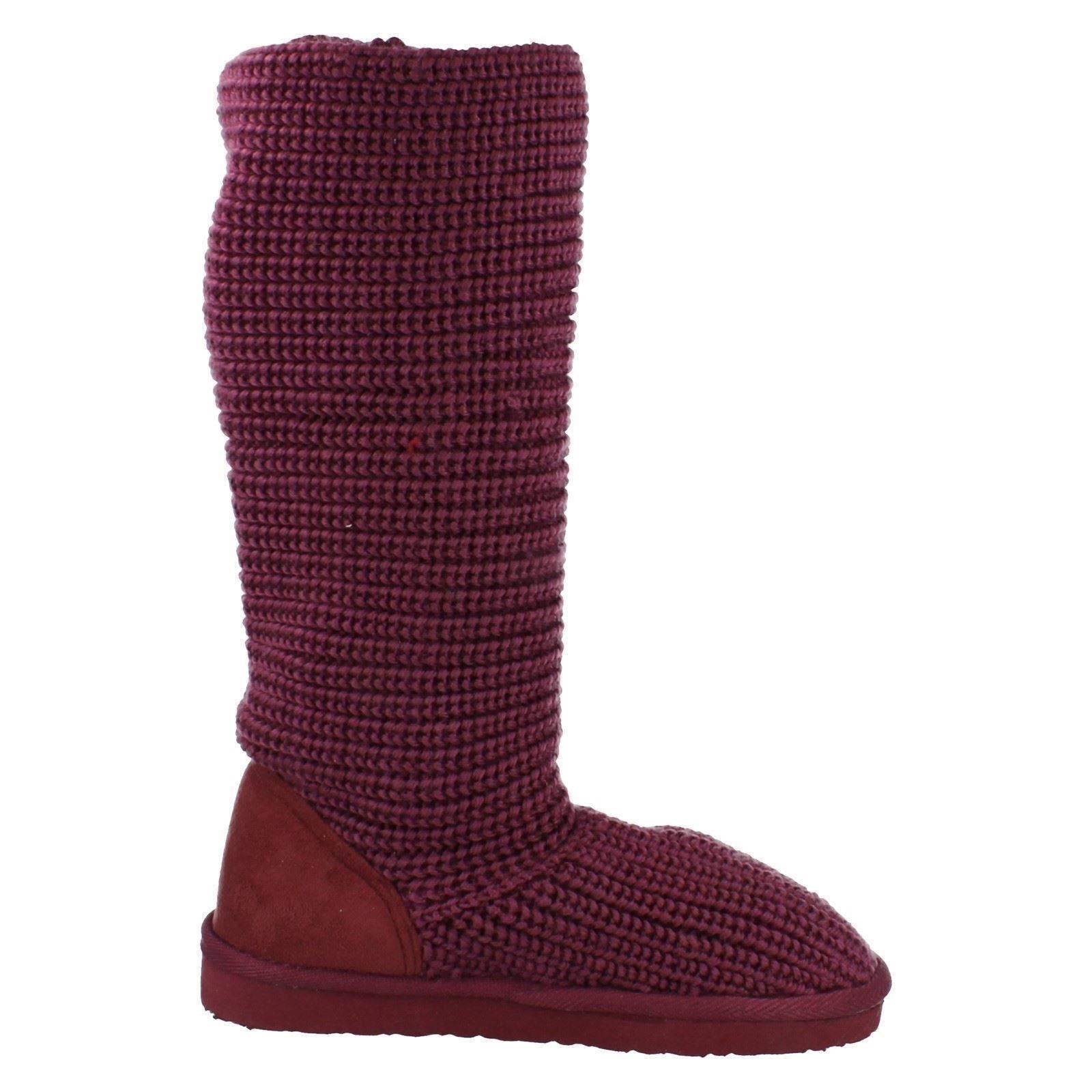 Spot On Girls Knitted Boots