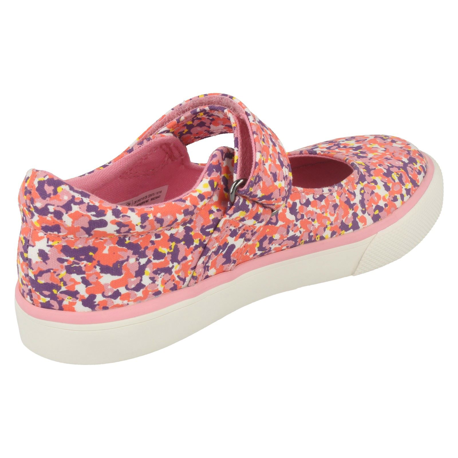 Kleidung &amp; Accessoires Girls Clarks Casual Flat Shoes