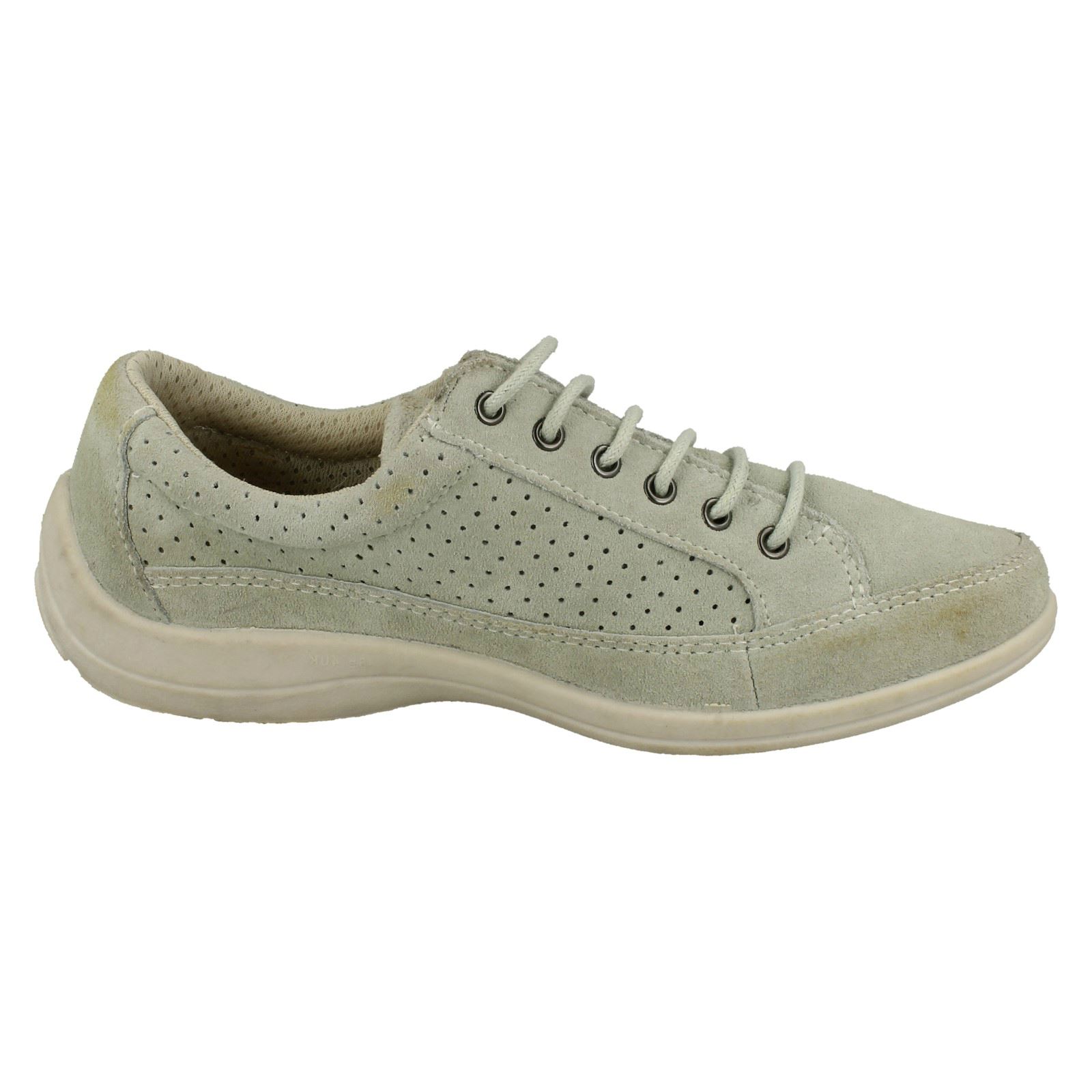 Ladies Free Step Casual Lace Up Shoes *Crocus*
