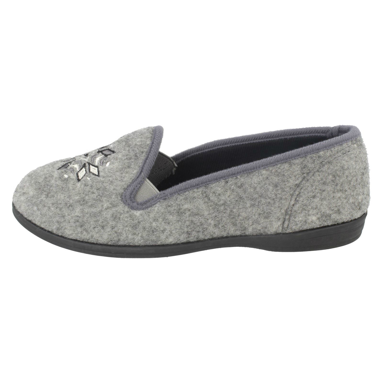 Femmes Clarks Pantoufles de flocons de neige détail Marsha Rose