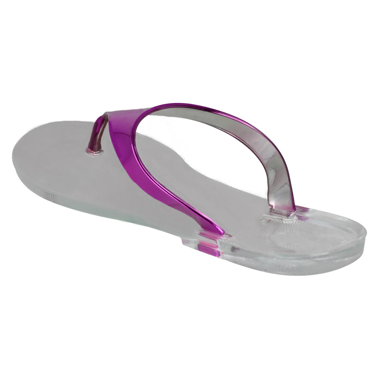 Ladies Spot On Jelly Toepost /'Sandals/'