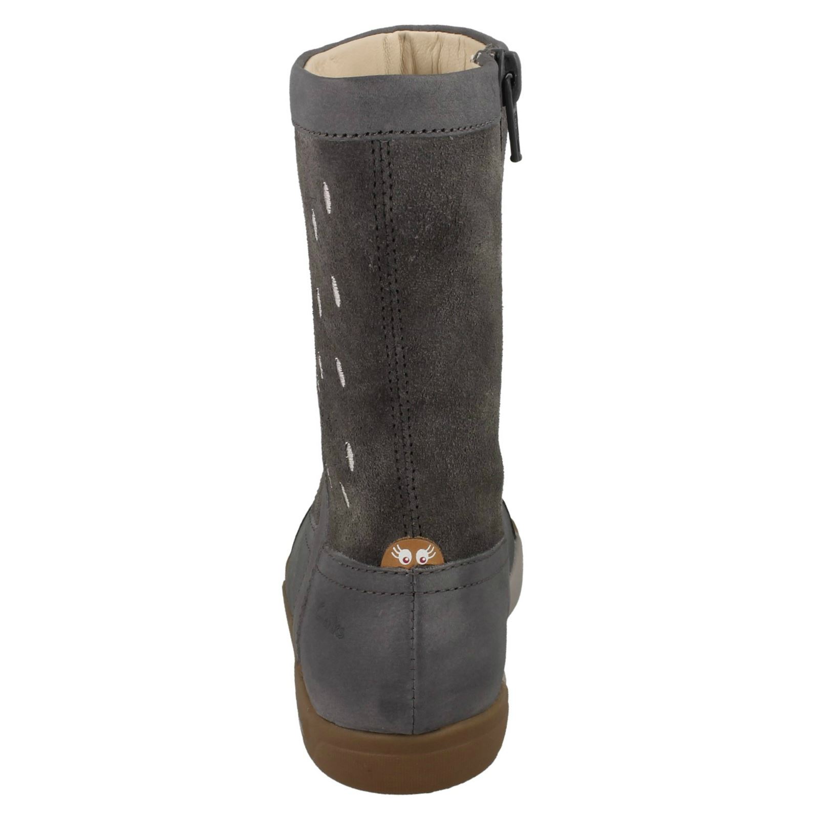 Girls Clarks Lil Folk Glo Casual Boots