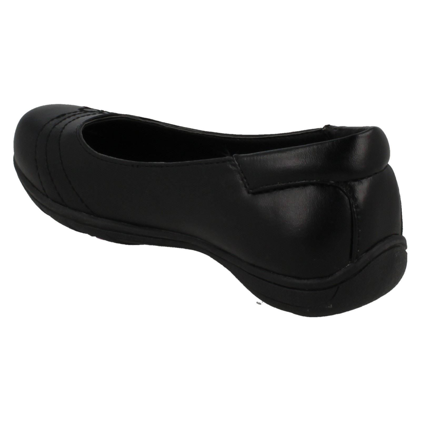 Girls Spot On Slip On /'School Shoes/'