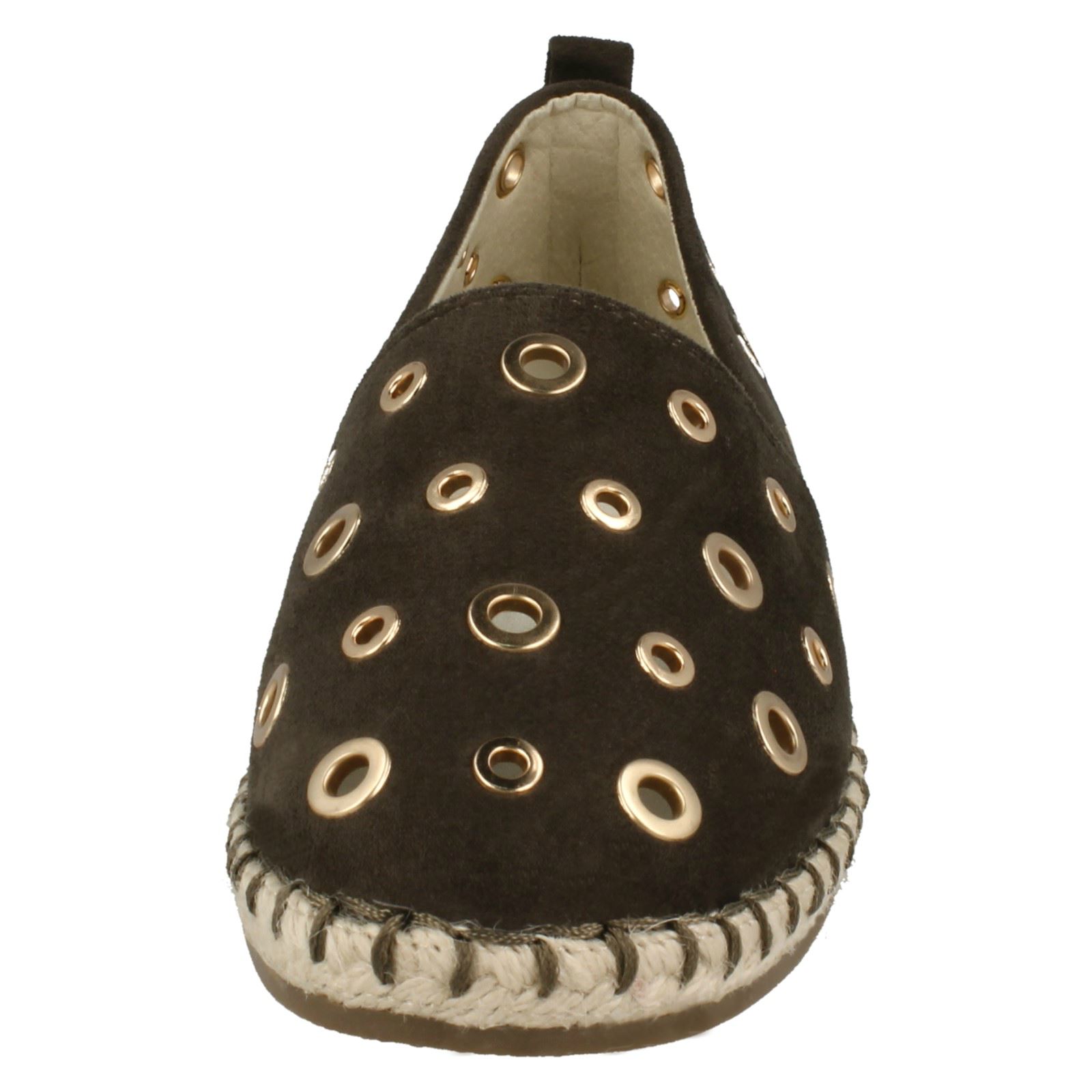 Ladies Spot On Casual Espadrilles