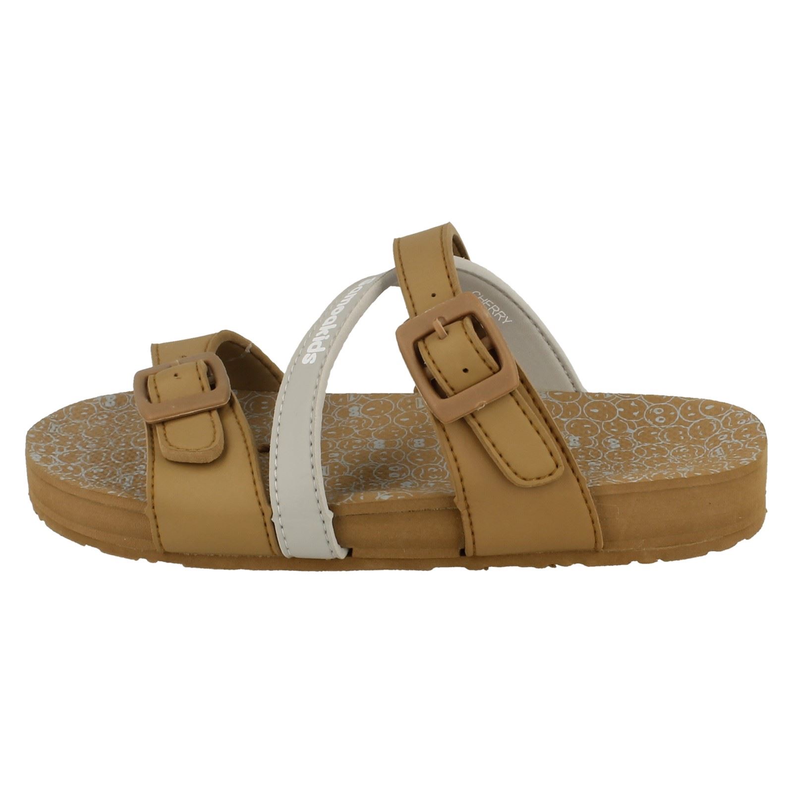 Girls Samoa Flat Buckle Mule /'Sandal/'