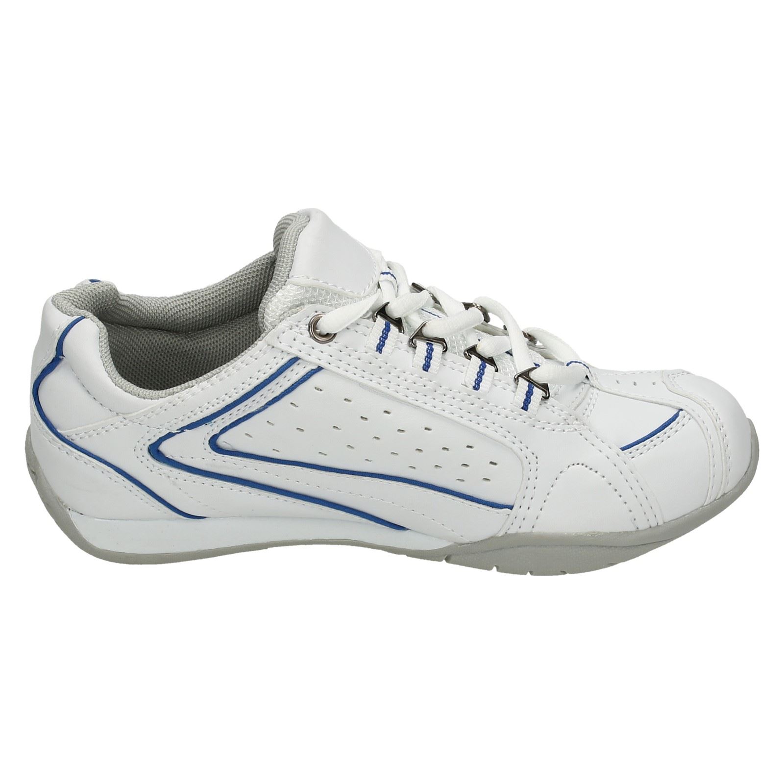 Spot On Girls Flat Lace Up Trainer